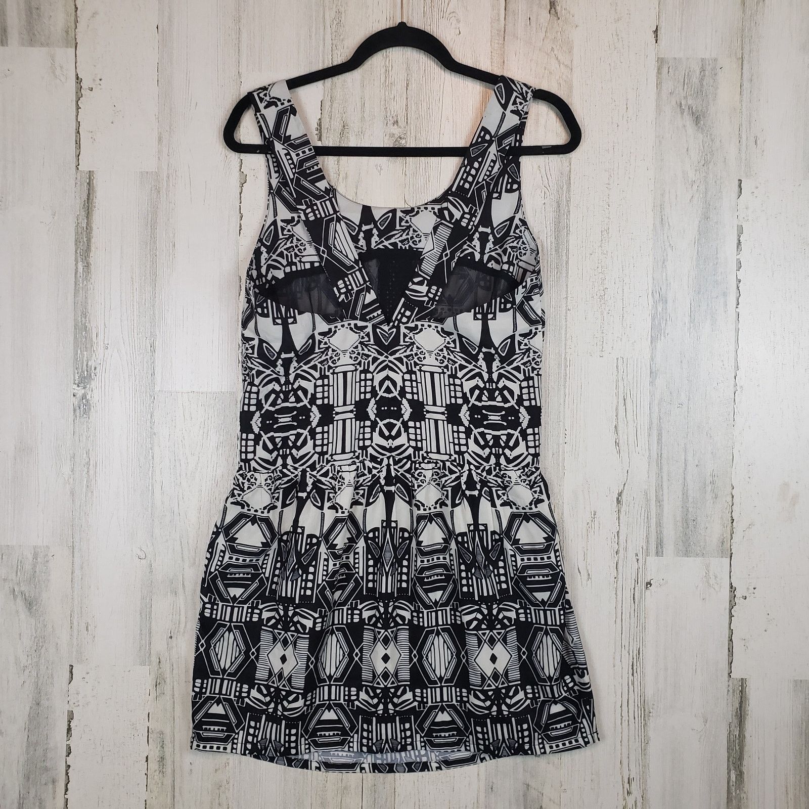 Other NWOT Color Block Faux-Leather Mini Sleeveless Dress Medium Size M / US 6-8 / IT 42-44 - 6 Thumbnail