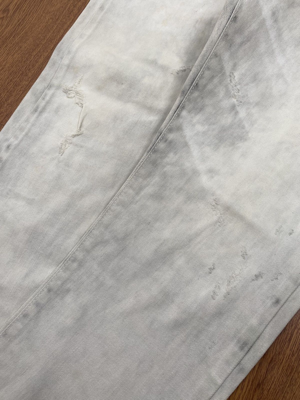 If Six Was Nine Tornado mart distressed bleached jeans Size US 32 / EU 48 - 5 Thumbnail