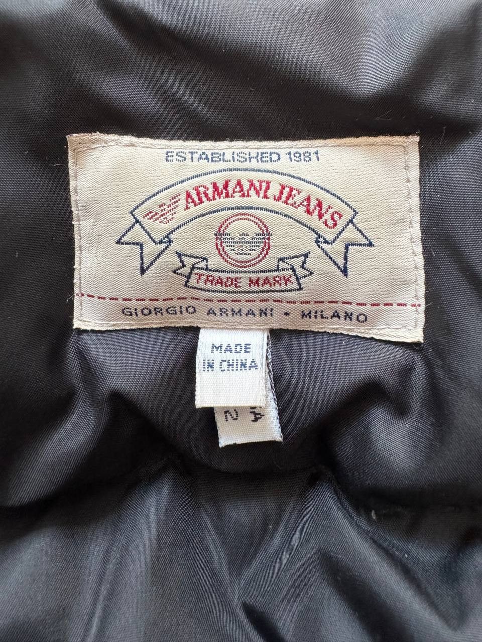 Armani Vintage Armani Jeans Oversized Down Puffer Jacket with Hood Size US M / EU 48-50 / 2 - 12 Thumbnail