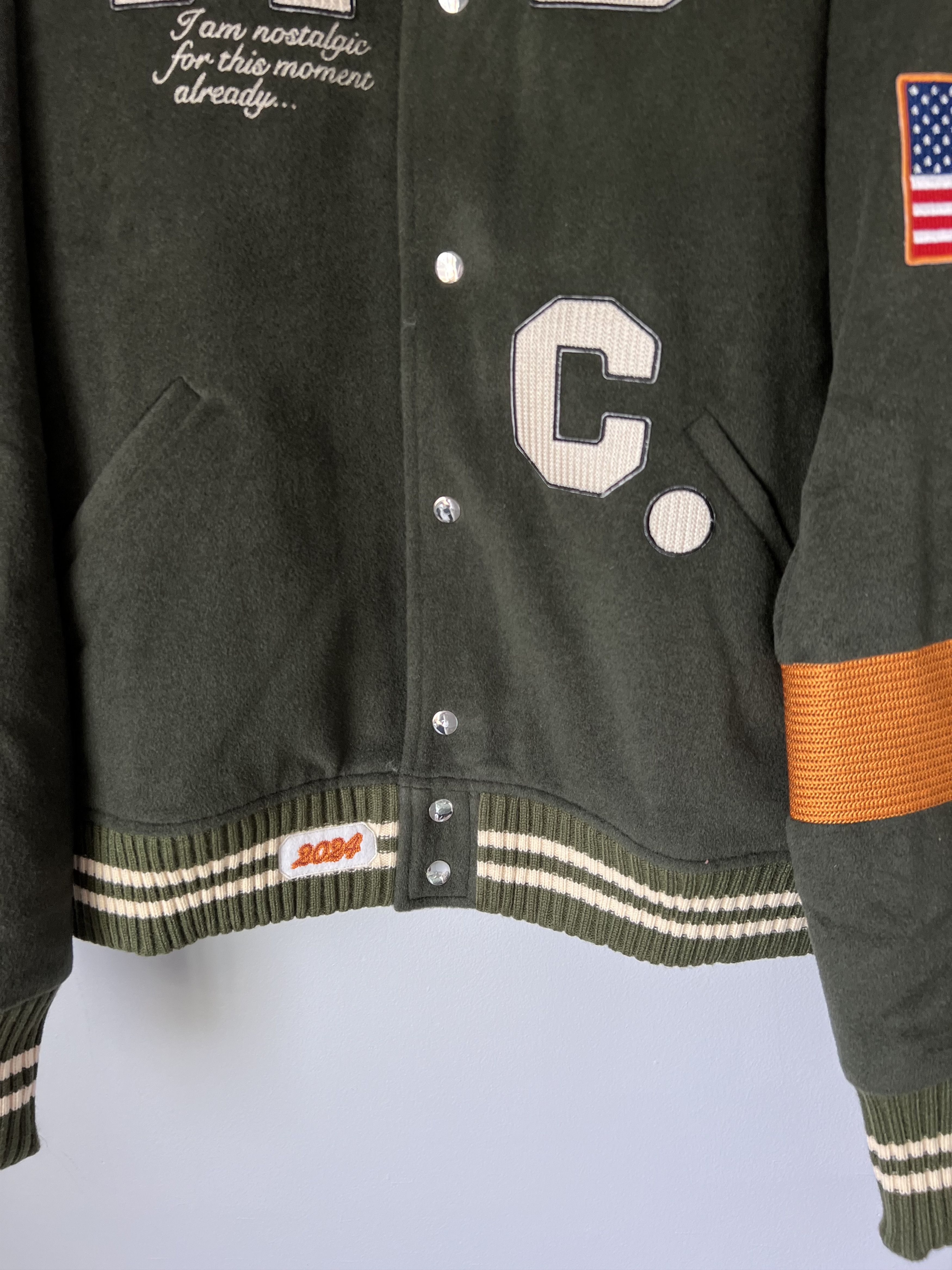 Advisory Board Crystals Abc. School Of The Future Military Wool Varsity Jacket Size US L / EU 52-54 / 3 - 3 Thumbnail