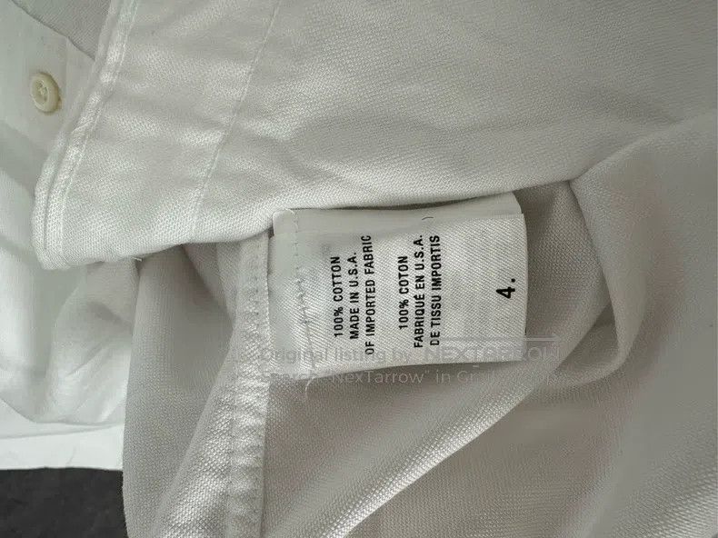 Thom Browne Thom Browne Label patch short-sleeved striped shirt Size US XL / EU 56 / 4 - 4 Thumbnail