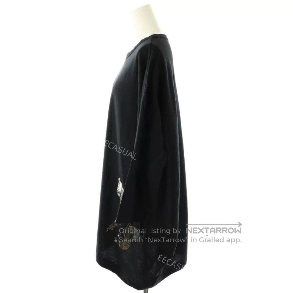 Y's Yamamoto Black Blue Letter Oversize T. Size M / US 6-8 / IT 42-44 - 2 Thumbnail