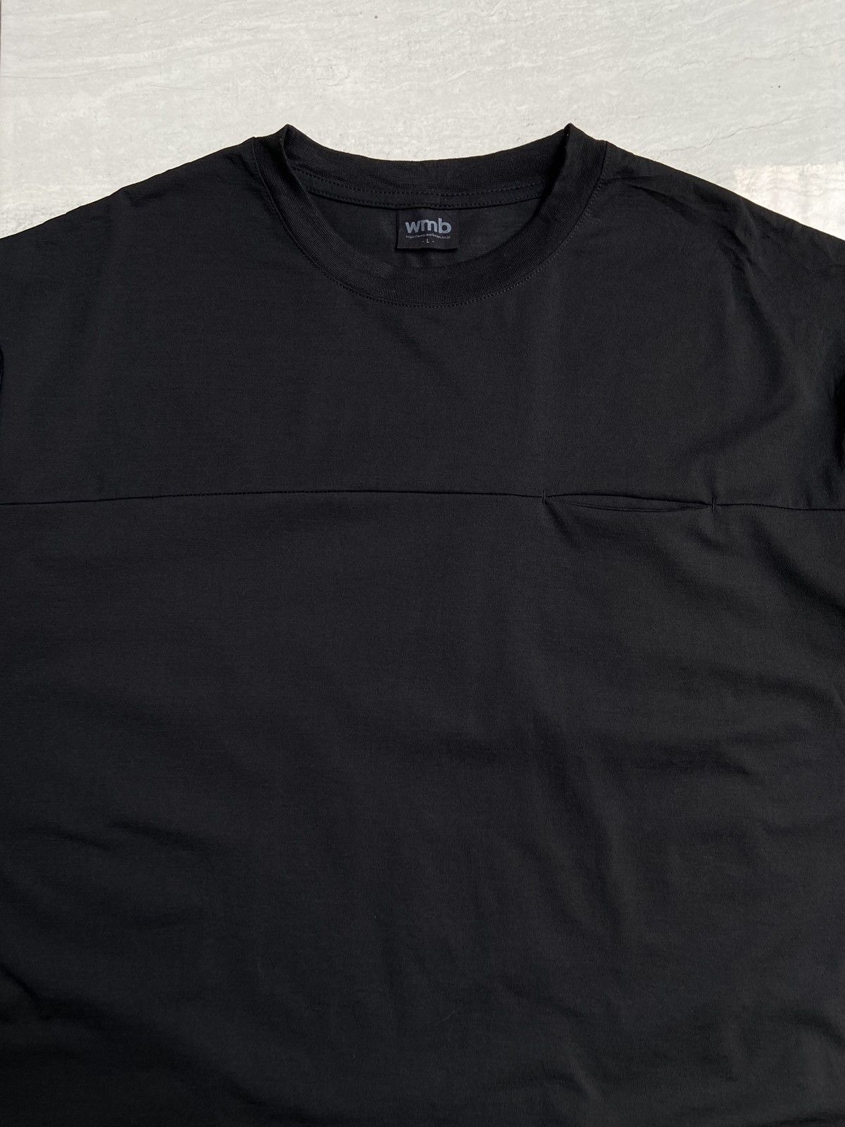 Designer × Japanese Brand WMB Work Man Black T-shirt Size US L / EU 52-54 / 3 - 3 Thumbnail