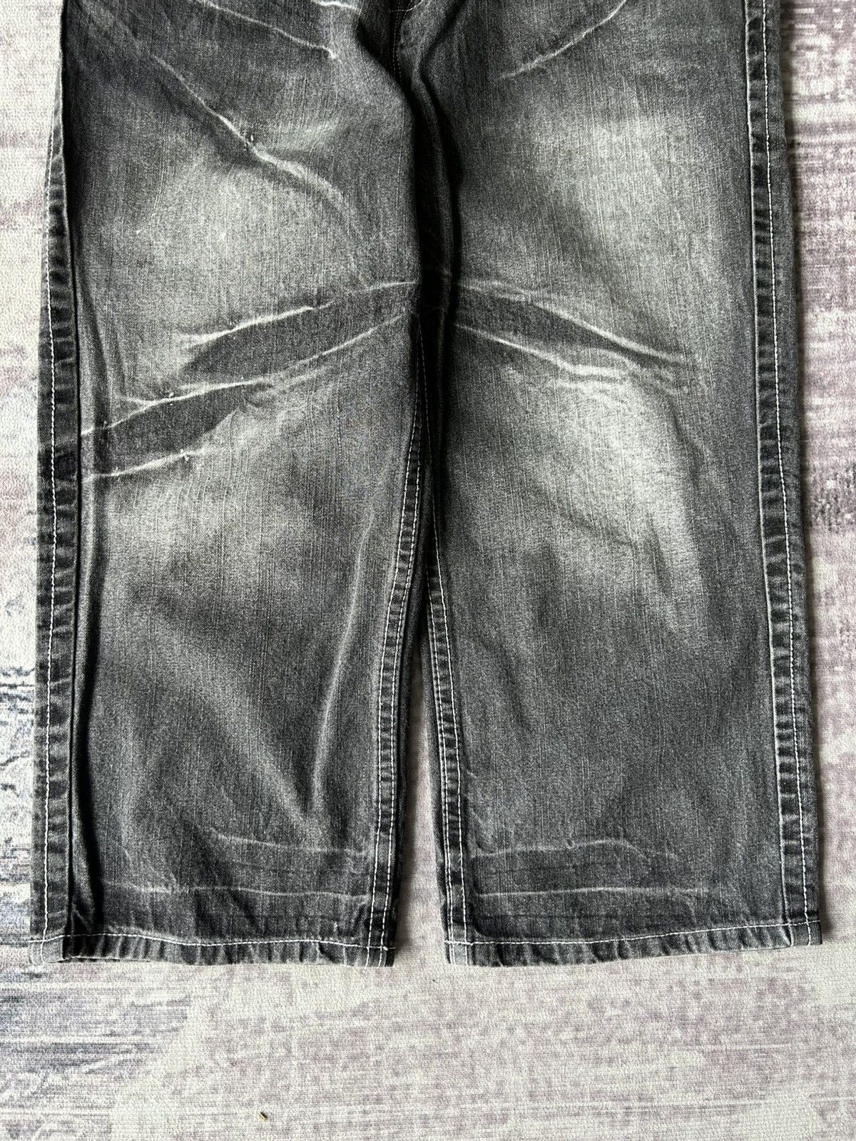 LOWBOX Y2k Lowbox Washed Jeans Size US 31 - 5 Thumbnail