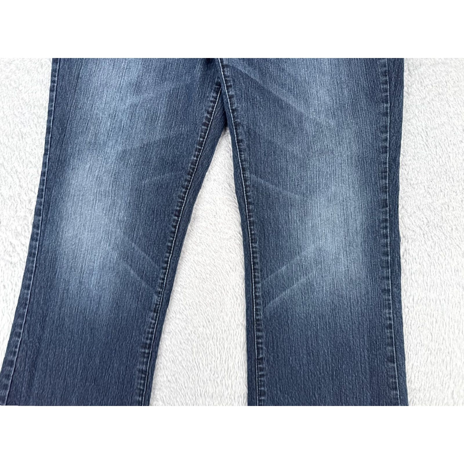 DKNY DKNY Jeans Women Bootcut Denim 30 Blue Mid Rise 30x26 Cotton Blend Pocket 5-Pocket Style Regular Size 30" / US 8 / IT 44 - 3 Thumbnail
