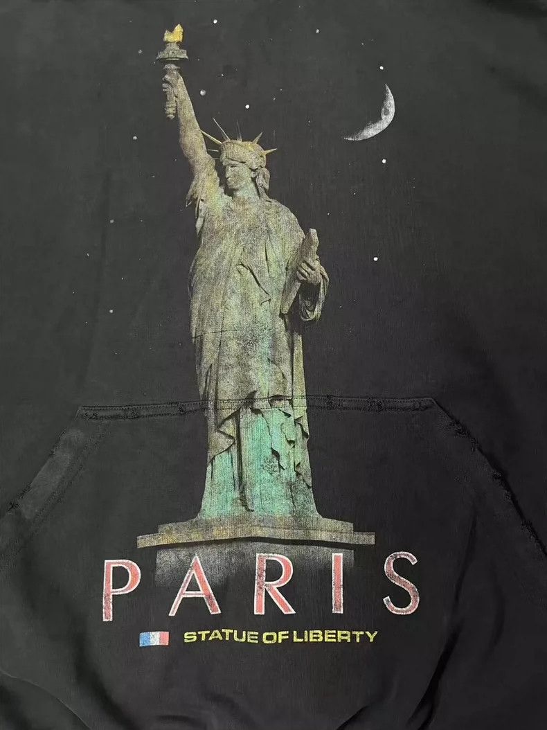Balenciaga Balenciaga Old Hoodie Made by Lady Liberty Size US M / EU 48-50 / 2 - 3 Thumbnail
