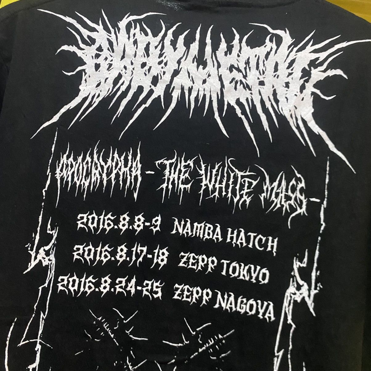 Band Tees × Japanese Brand Baby Metal The White Mass Size US L / EU 52-54 / 3 - 5 Thumbnail