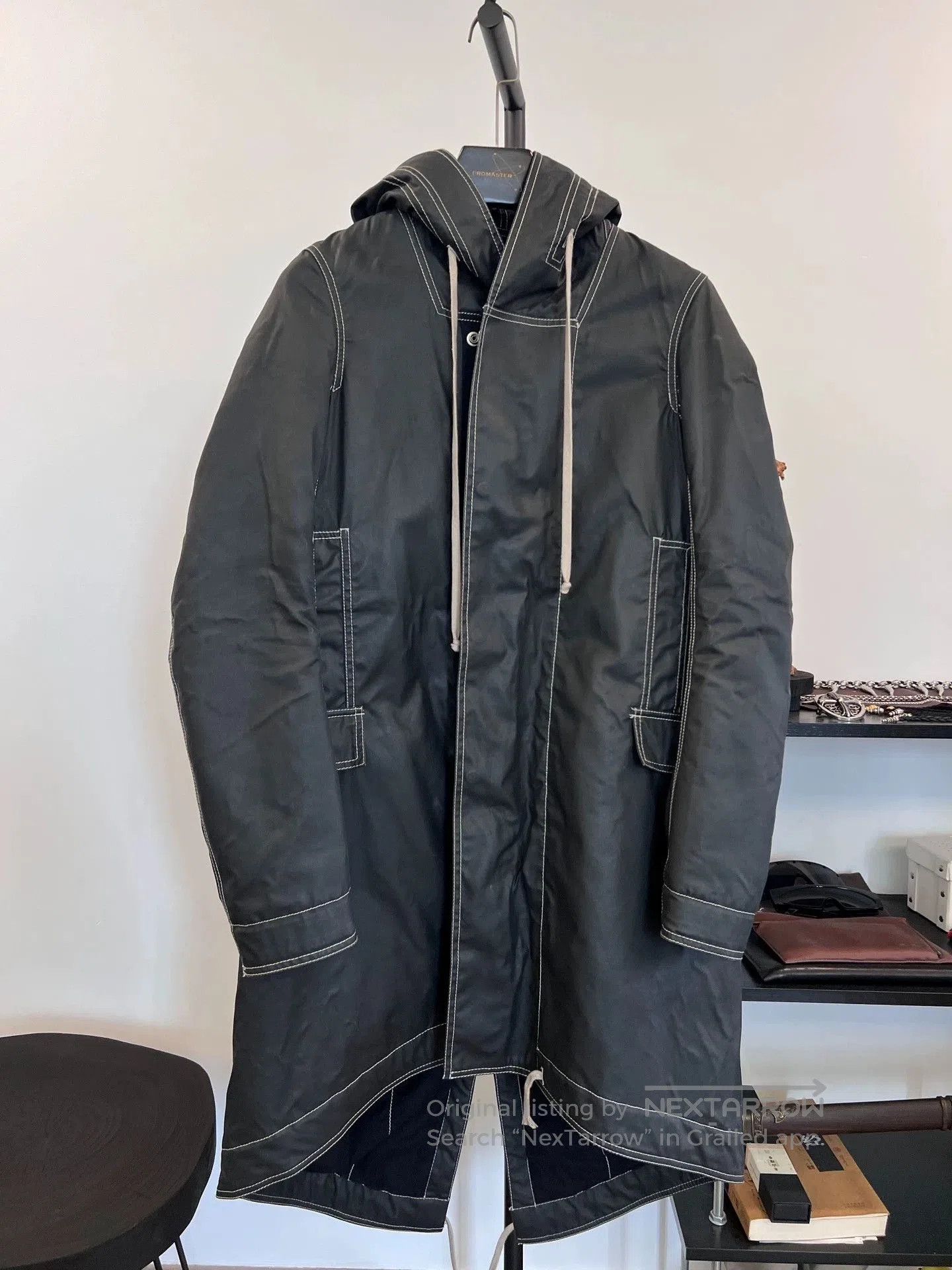 Rick Owens FW21 Gethsemane Bauhaus Fishtail Parka | Grailed