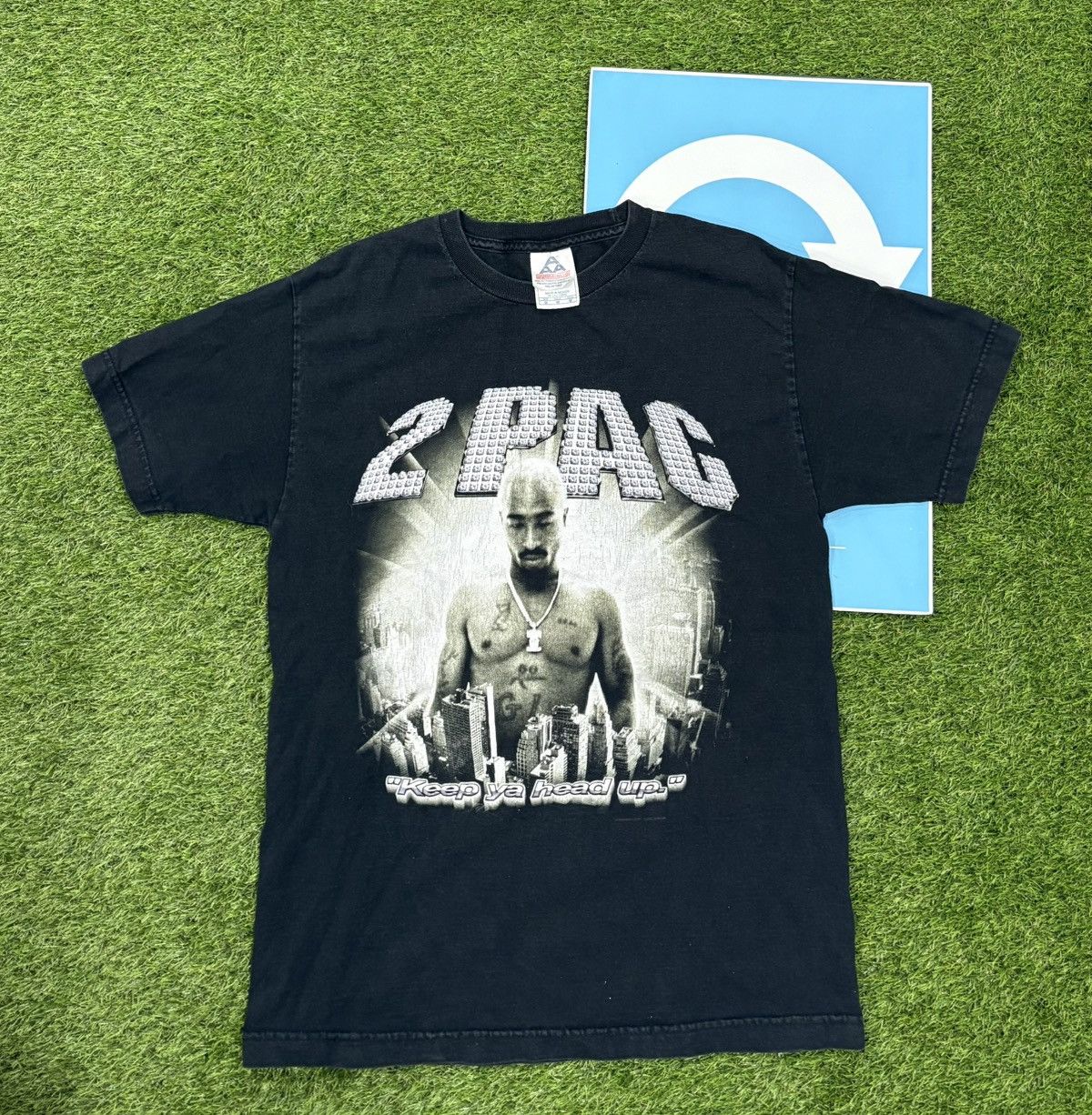 AAA VINTAGE Y2K RARE 2PAC KEEP YA HEAD UP TEE Size US M / EU 48-50 / 2 - 1 Thumbnail