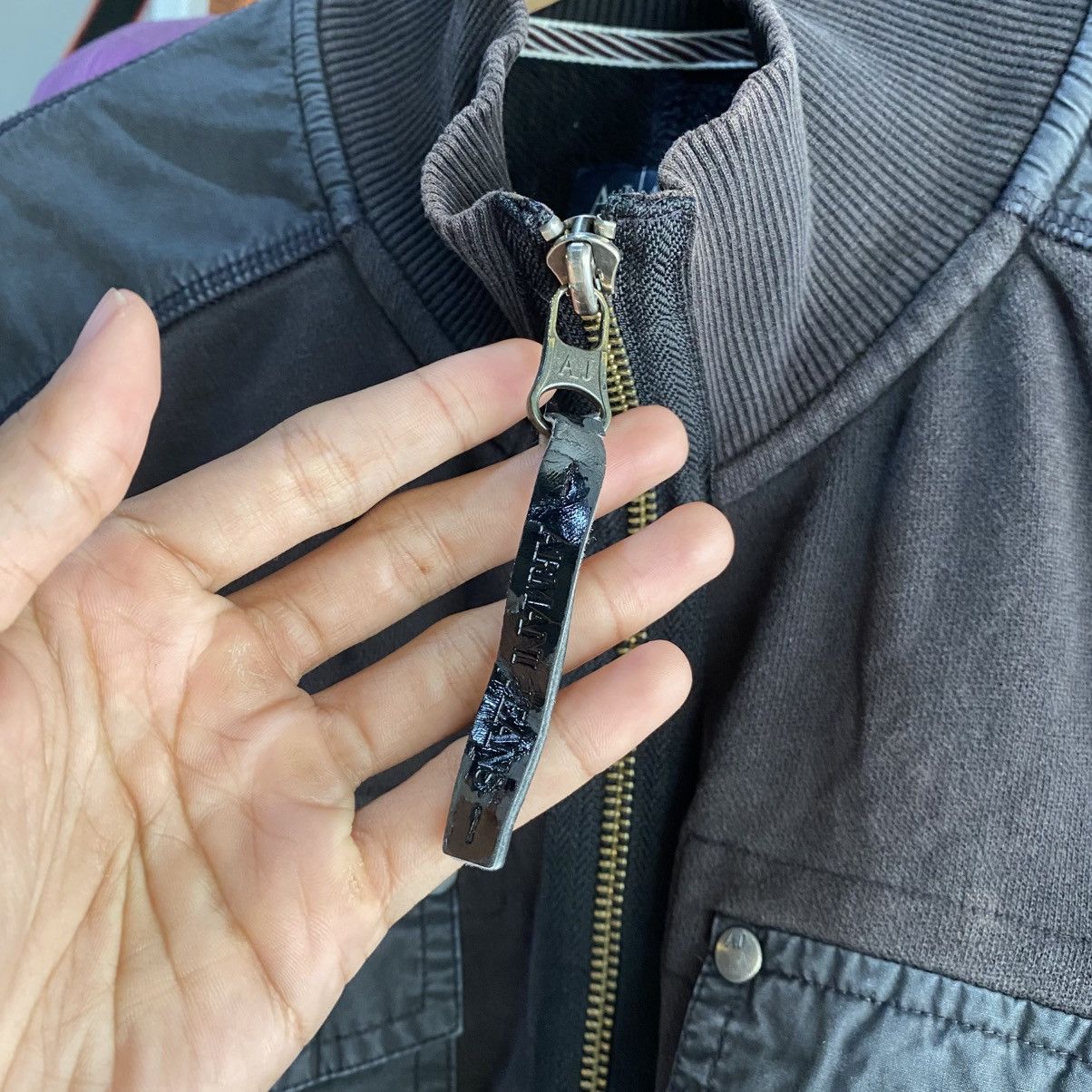 Armani Vintage ARMANI JEANS Zip-Up Jacket with Dual Chest Pockets Size US M / EU 48-50 / 2 - 8 Thumbnail