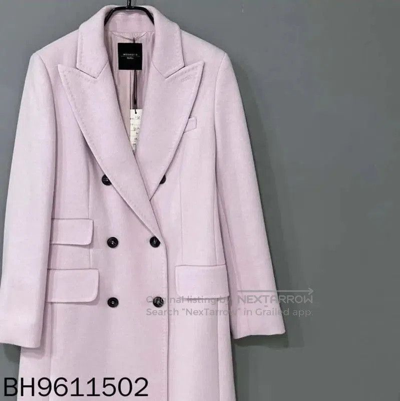 Max Mara MaxMara Lightweight Pink Women's Coat . Size XXS / US 00 / IT 34 - 2 Thumbnail