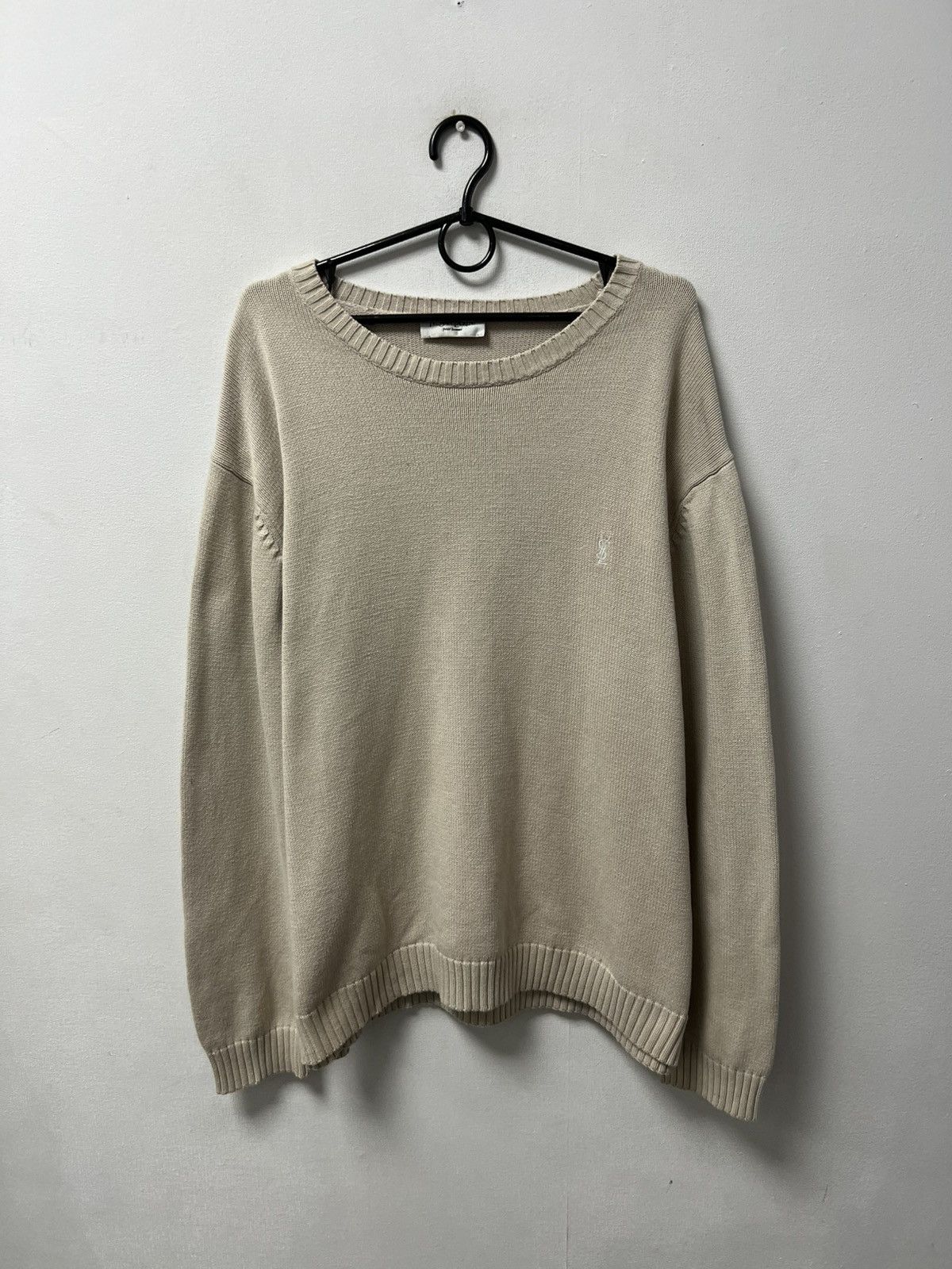 Yves Saint Laurent Vintage Yves Saint Laurent Sweatshirt Double Logo Size US M / EU 48-50 / 2 - 1 Thumbnail