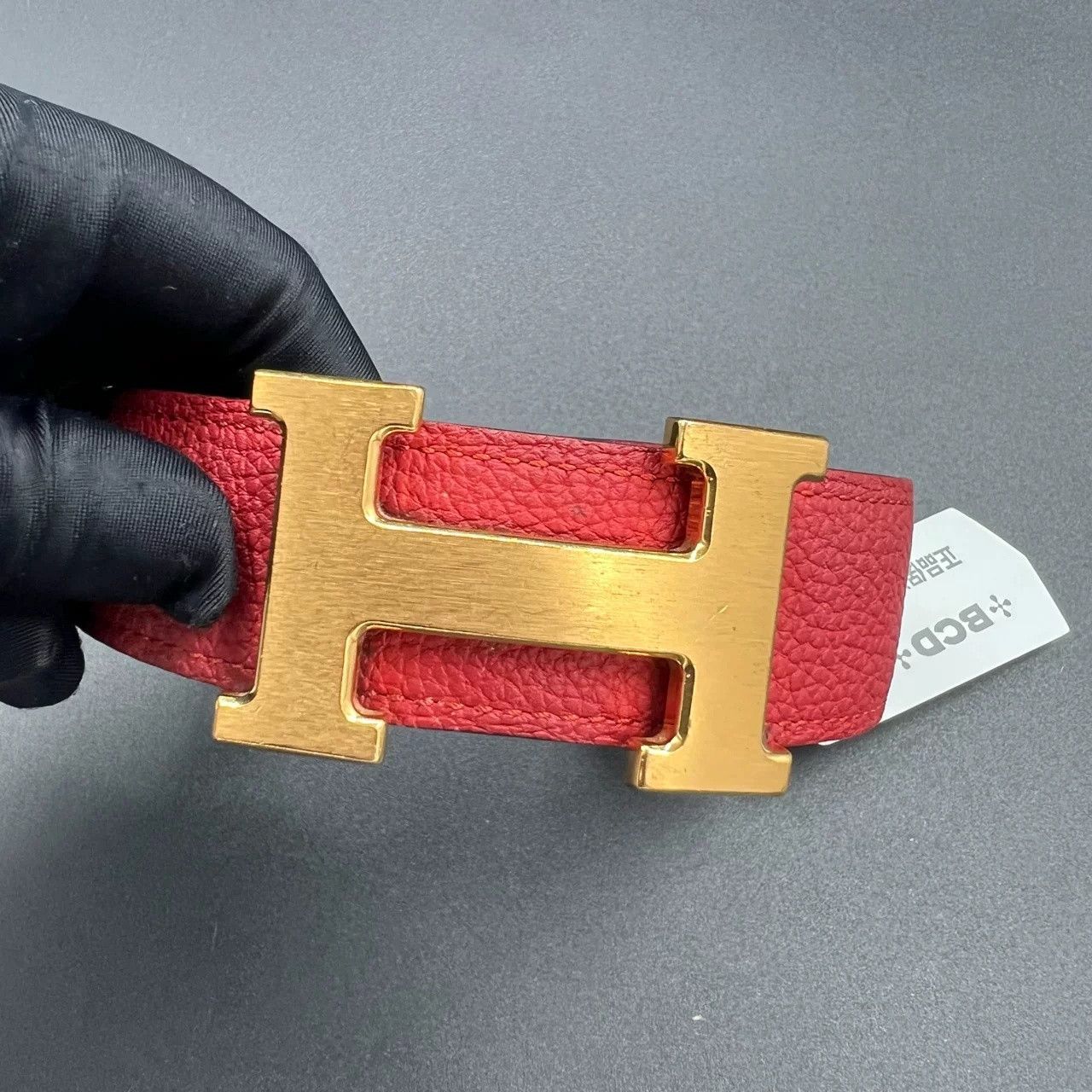 Hermes Hermes Red Metal H Belt Size ONE SIZE - 3 Thumbnail