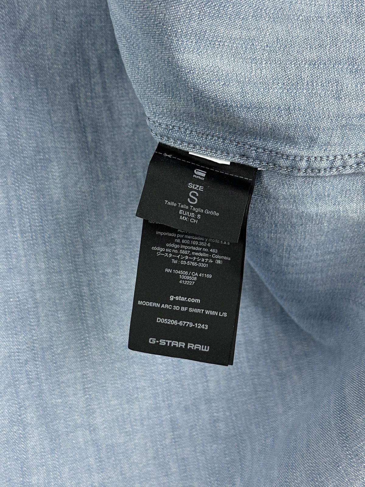 G-Star NWT🏷️ G-Star Modern ARC 3D Boyfriend Fit Shirt Long Sleeve Size S / US 4 / IT 40 - 14 Thumbnail