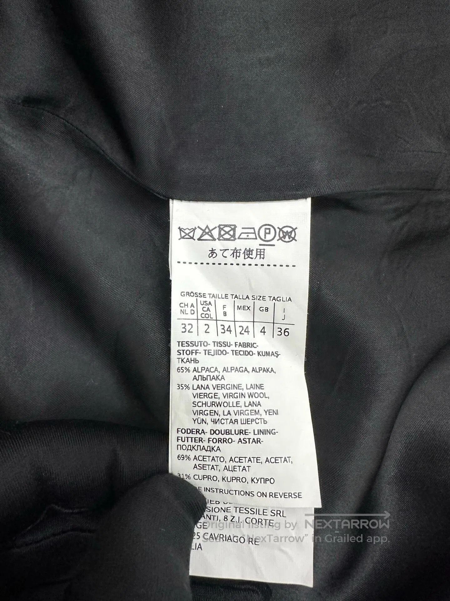 Max Mara S'MaxMara Gray Alpaca Coat. Size XXS / US 00 / IT 34 - 4 Thumbnail