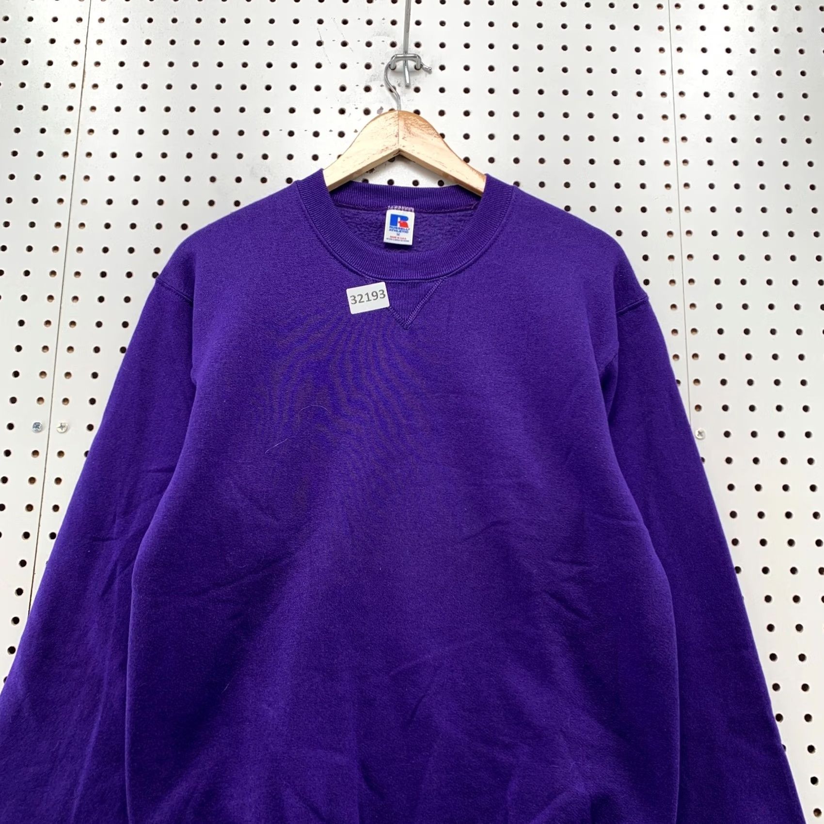 Russell Athletic VINTAGE Russell Athletic Crewneck Sweatshirt Men M Purple 80s 90s NWT Size US M / EU 48-50 / 2 - 2 Thumbnail