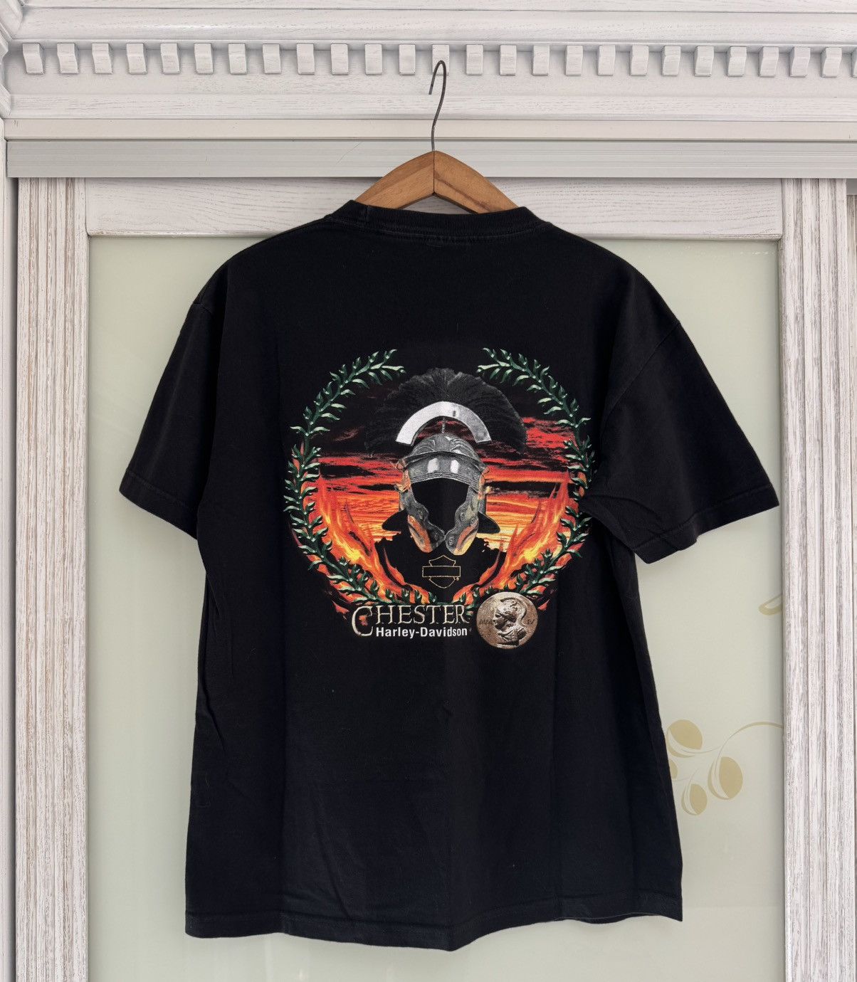 Harley Davidson Vintage Harley Davidson 2004 Chester Double Sided T-shirt Size US L / EU 52-54 / 3 - 1 Thumbnail