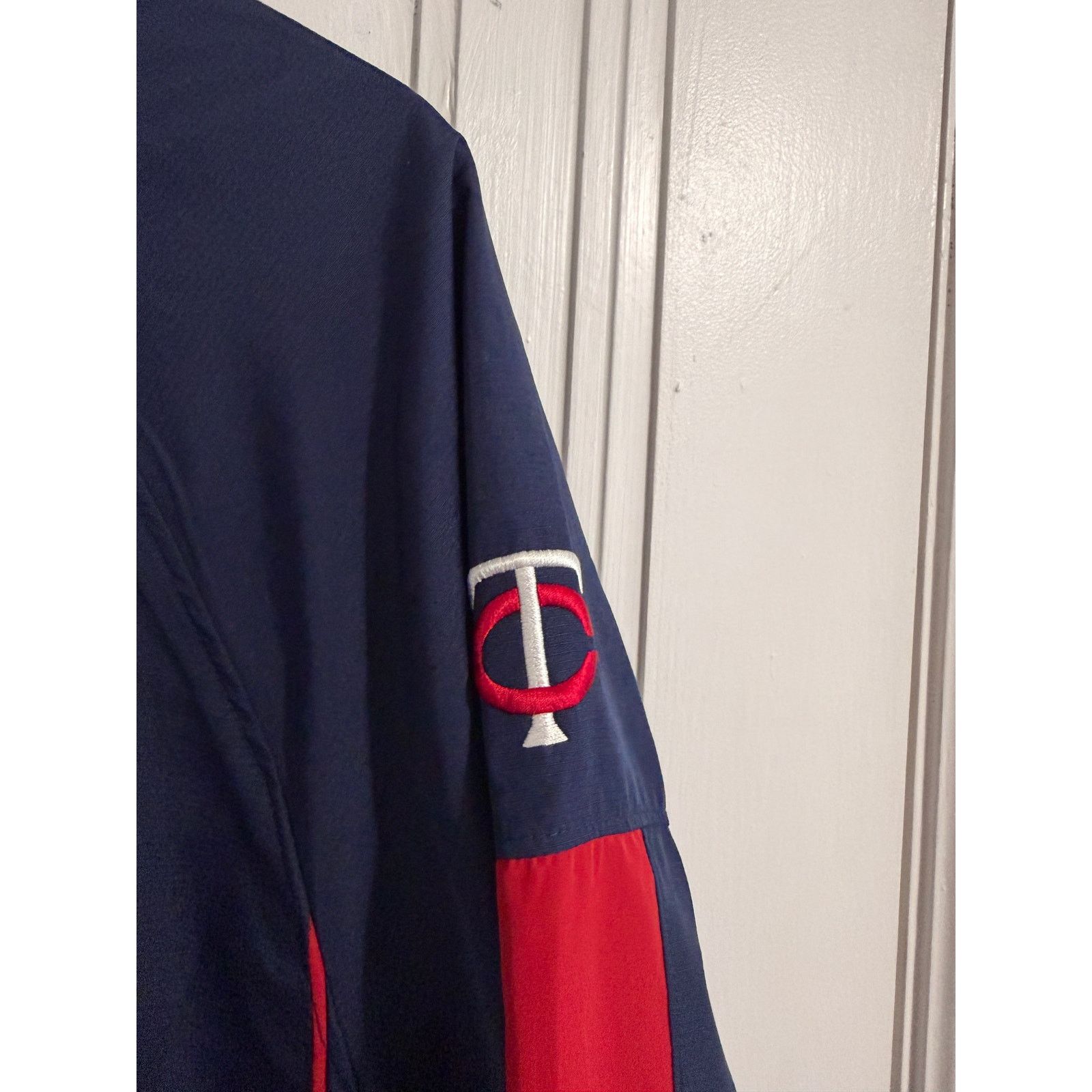 Majestic Minnesota Twins Majestic 1/4-Zip Windbreaker Jacket Size M Size US M / EU 48-50 / 2 - 3 Thumbnail