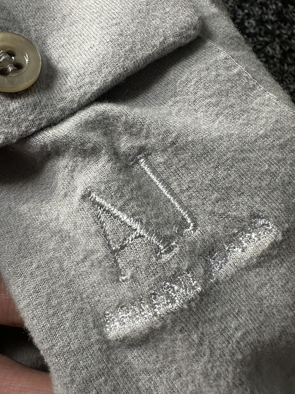 Armani × Vintage 🚨VNTG Armani 90s RARE Blank POCKET LOGO OLD MONEY STYLE Size L / US 10 / IT 46 - 5 Thumbnail