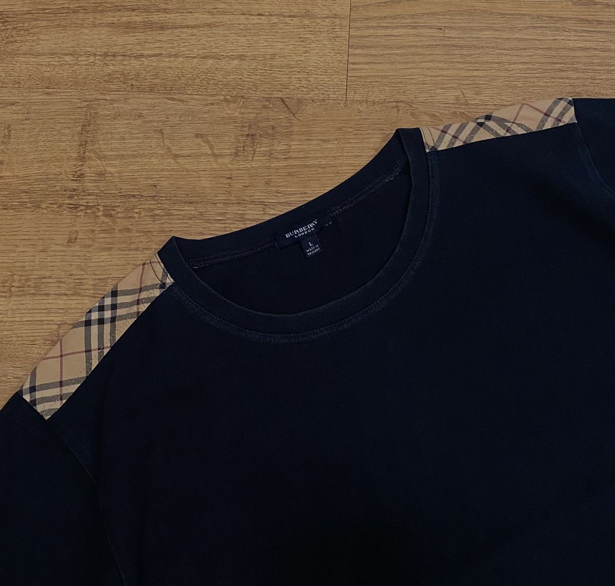 Burberry Burberry Nova Check Tee x Vintage x Luxury Size US L / EU 52-54 / 3 - 1 Thumbnail