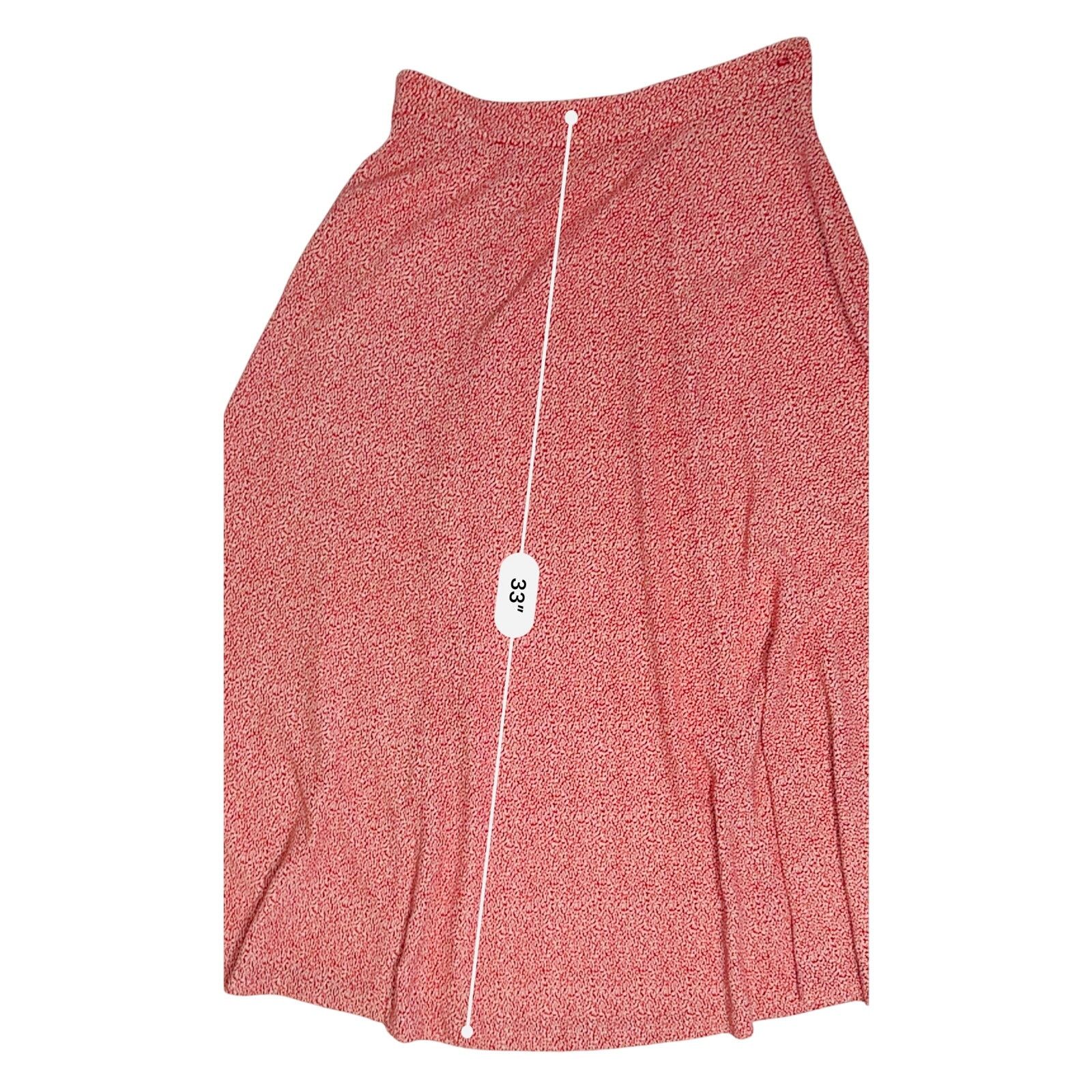 Other Talbots Vintage 70s Midi Flare Skirt Red Floral 12 Prairie Size 34" / US 12 / IT 48 - 6 Thumbnail