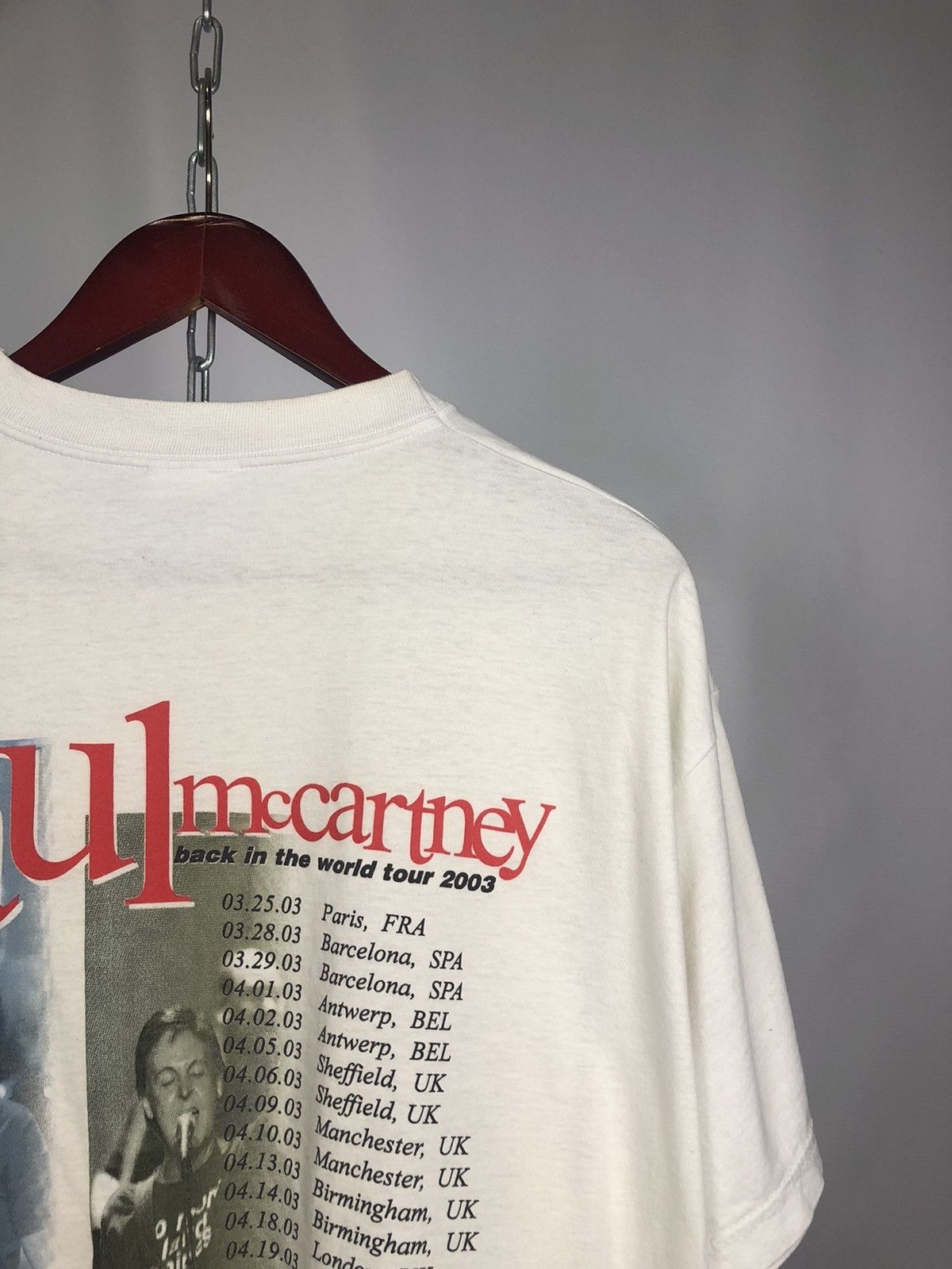 Vintage paul mccartney 2003 vintage T-shirts rare size XL Size US L / EU 52-54 / 3 - 6 Thumbnail