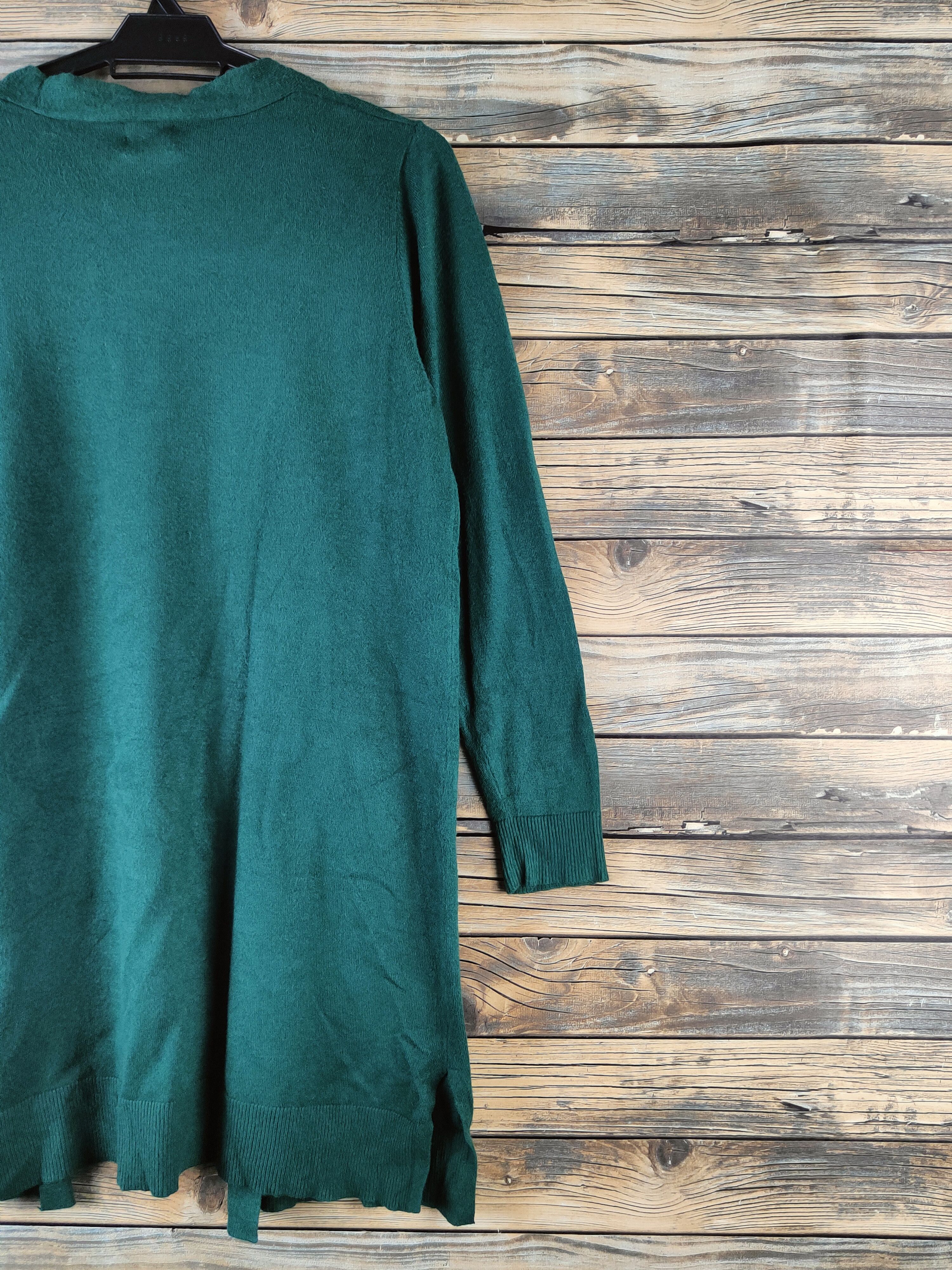 Japanese Brand DL Cascata Green Knitwear Cardigan #46-944 Size M / US 6-8 / IT 42-44 - 9 Thumbnail