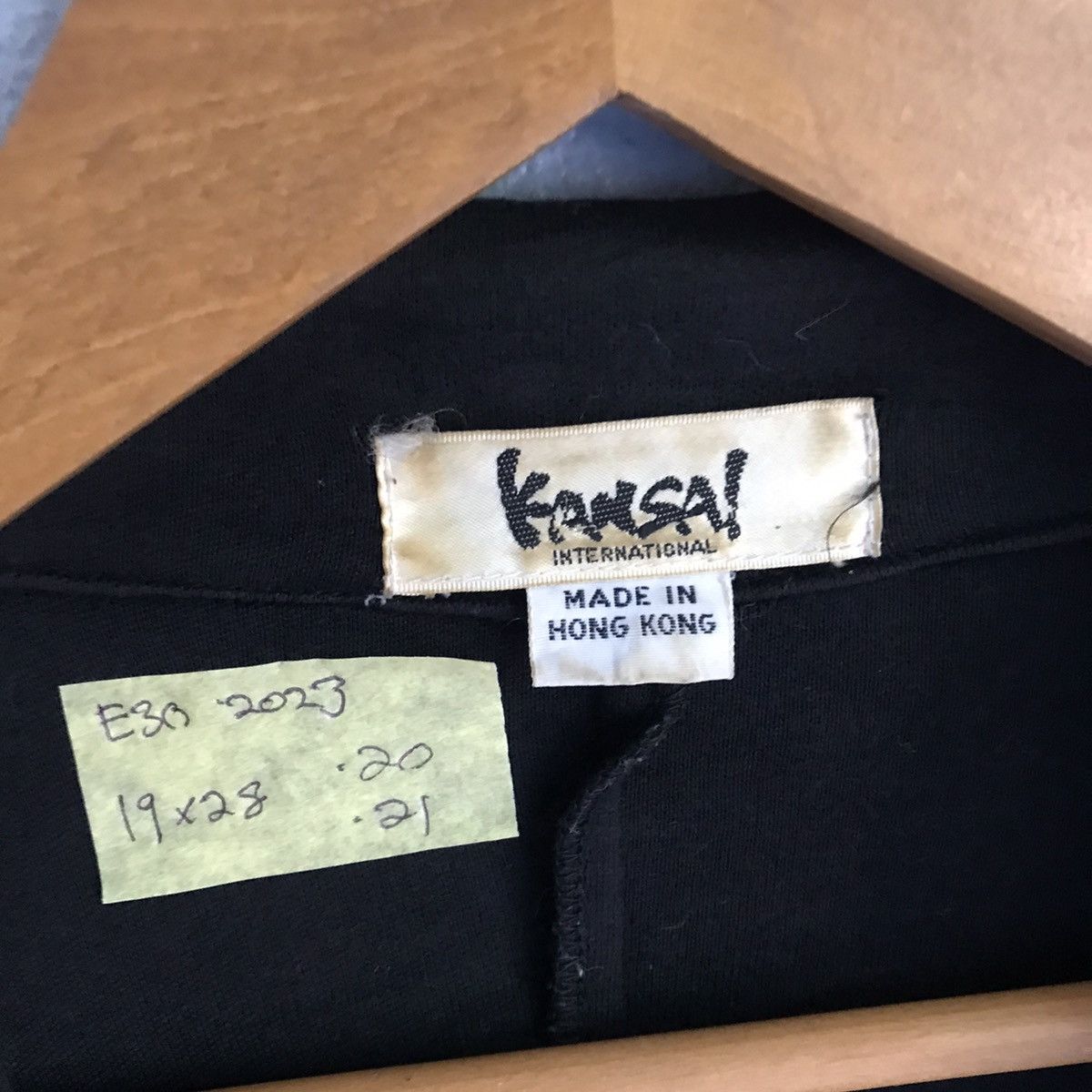 Designer × Kansai Yamamoto × Yohji Yamamoto Vintage yamamoto kansai cardigan button black stretch coat Size M / US 6-8 / IT 42-44 - 7 Thumbnail