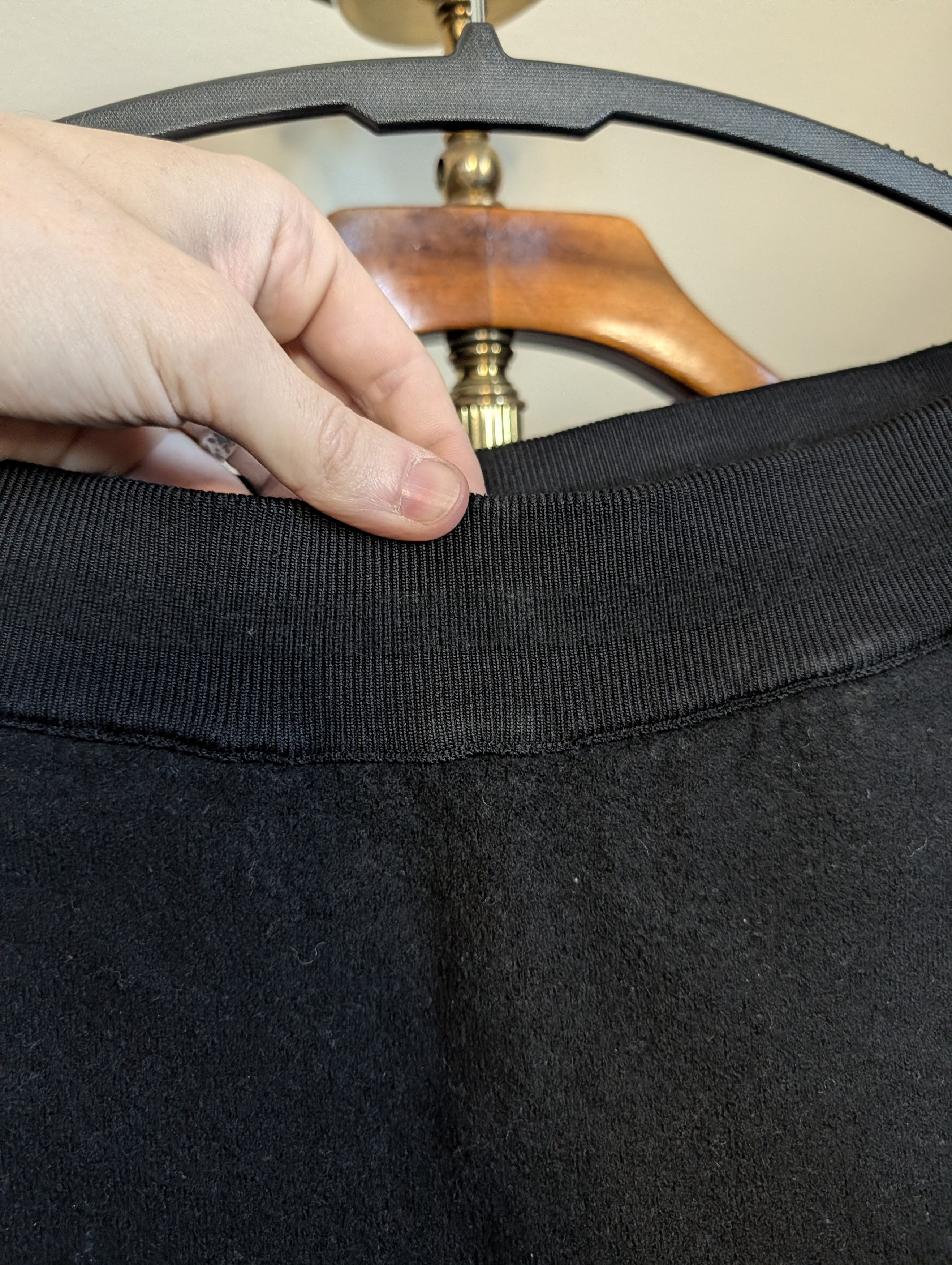 Marc by Marc Jacobs Thick fuzzy wool knit black joggers sweatpants Medium Size US 32 / EU 48 - 5 Thumbnail