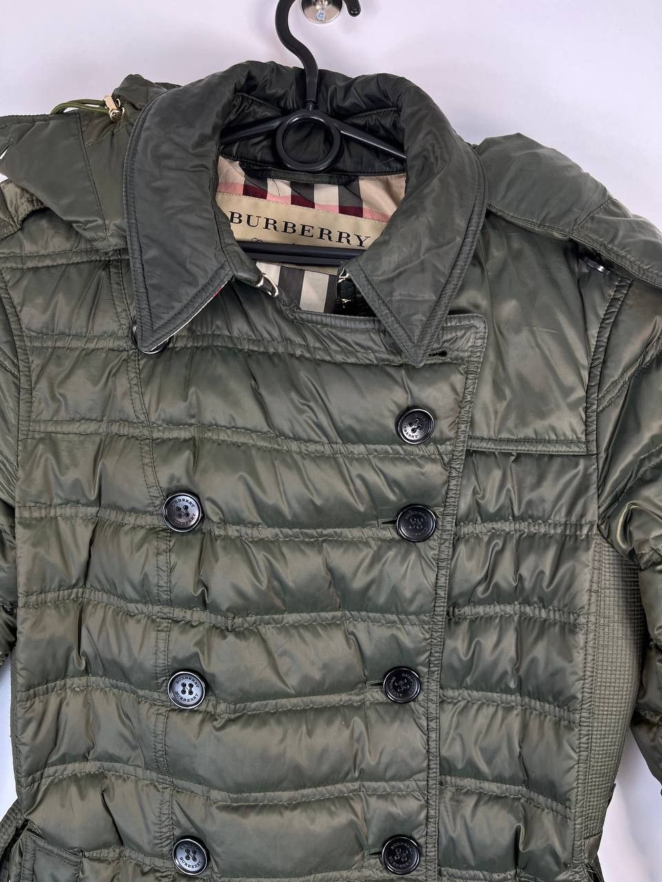 Burberry Burberry London Quilted Puffer Coat Hooded Womens Size L Size L / US 10 / IT 46 - 2 Thumbnail