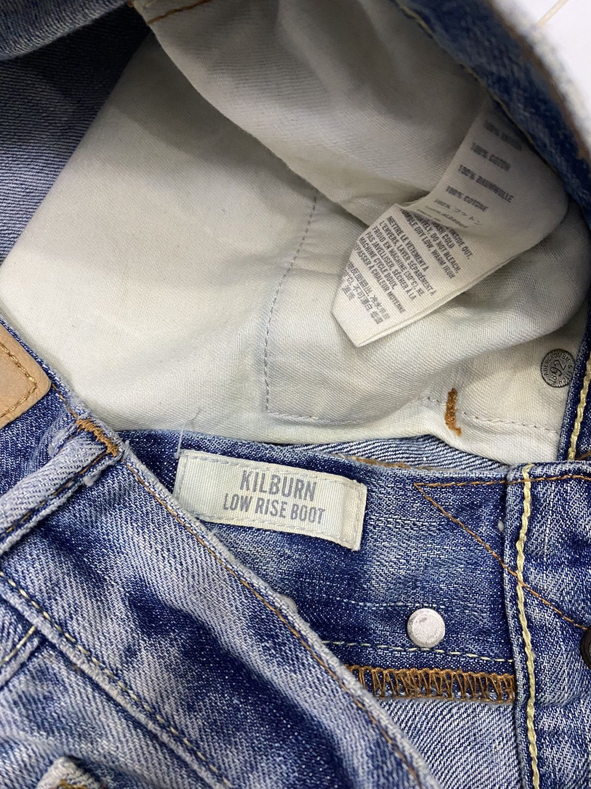 Acne Studios 🔥ABERCROMBIE & FITCH LOW RISE BOOTCUT FLARE JEANS Size US 34 / EU 50 - 12 Thumbnail