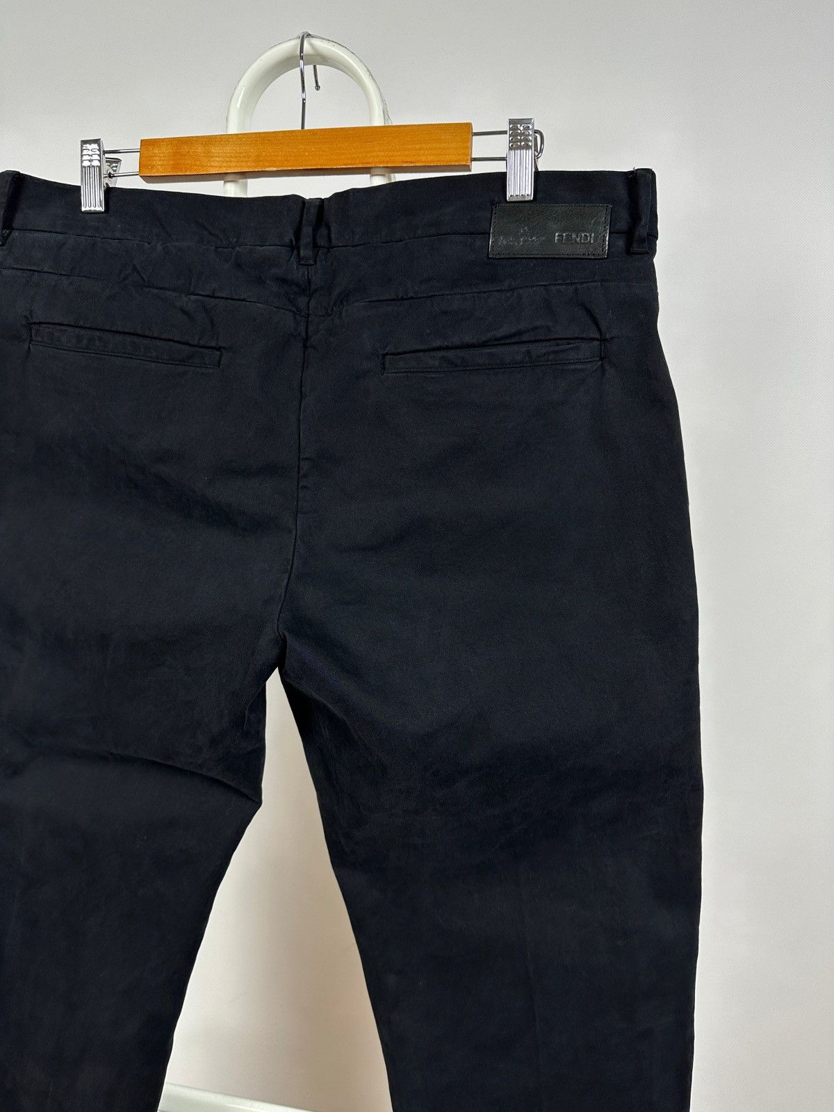 Fendi Fendi Black Trousers Pants Size US 34 / EU 50 - 11 Thumbnail