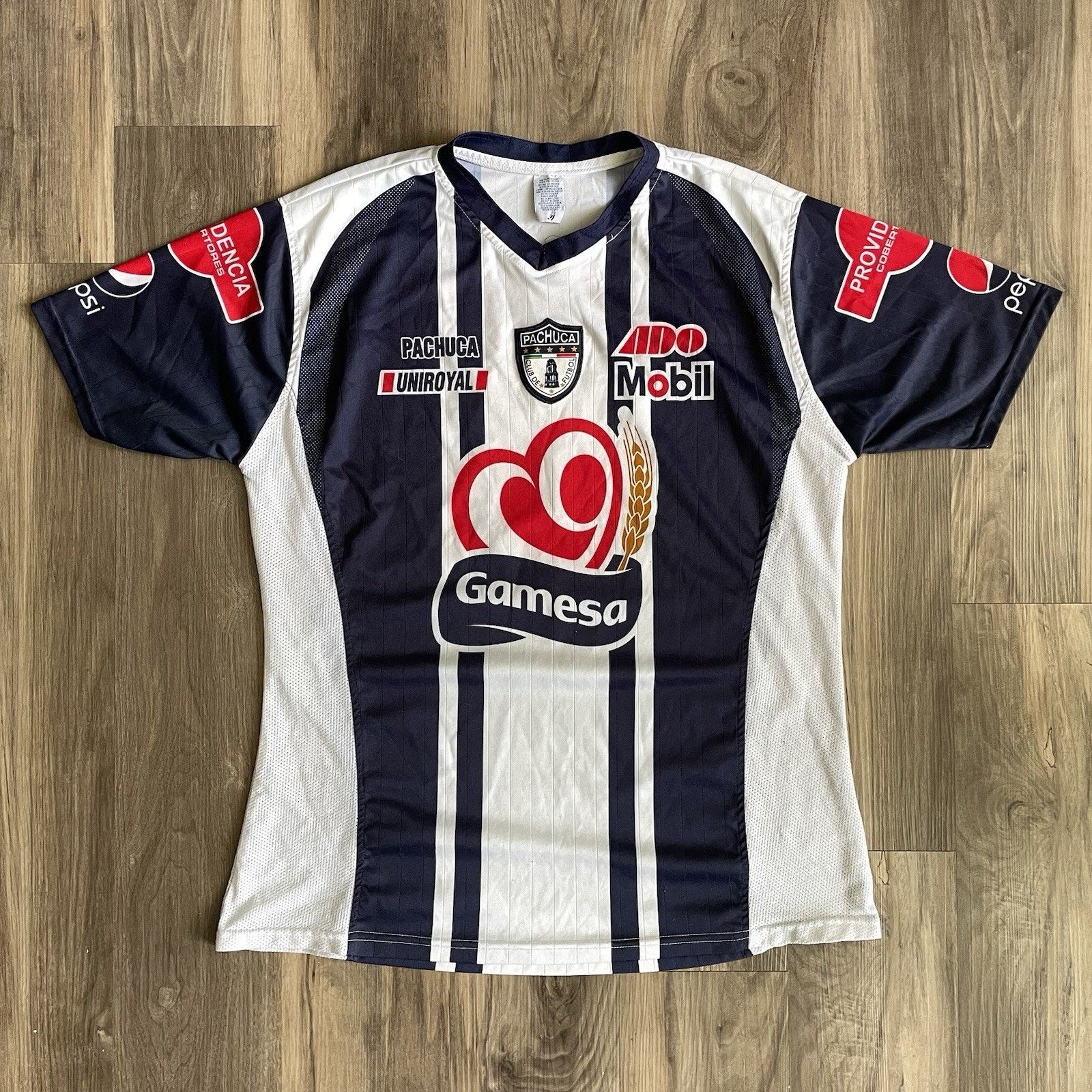 Vintage Club Pachuca Home Soccer Jersey Gamesa Office Depot Size L Size US L / EU 52-54 / 3 - 1 Thumbnail