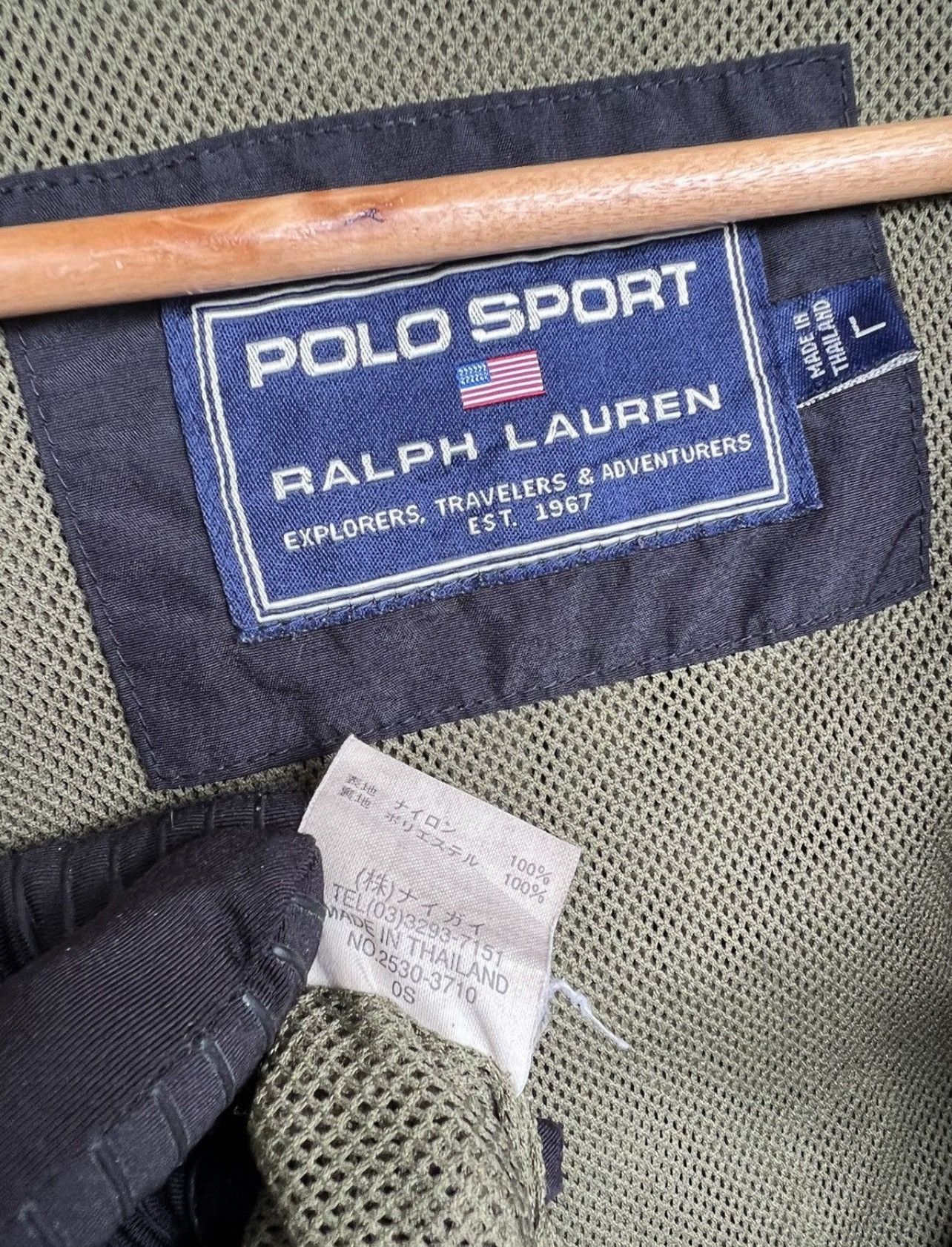 Polo Ralph Lauren Vintage 90s Polo Sport Jacket Ralph Lauren Bomber Jacket Size US L / EU 52-54 / 3 - 11 Thumbnail