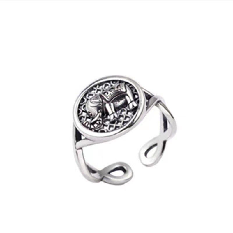 Jewelry Hip-hop Jewelry Rings Open Size Chrome Ring (Size 7-13) Size ONE SIZE - 5 Thumbnail