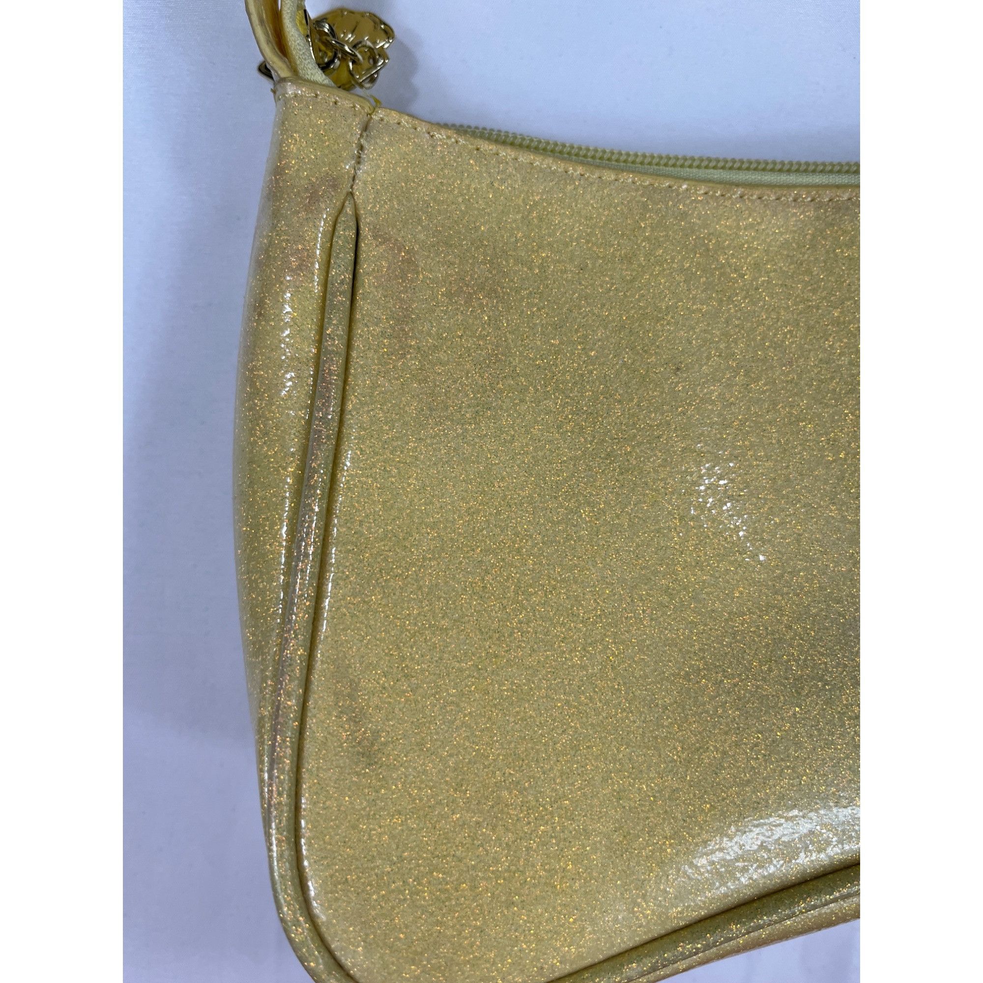 Betsey Johnson Luv Betsey by Betsey Johnson SKU 7885 Yellow Gold Glittery Size ONE SIZE - 3 Thumbnail