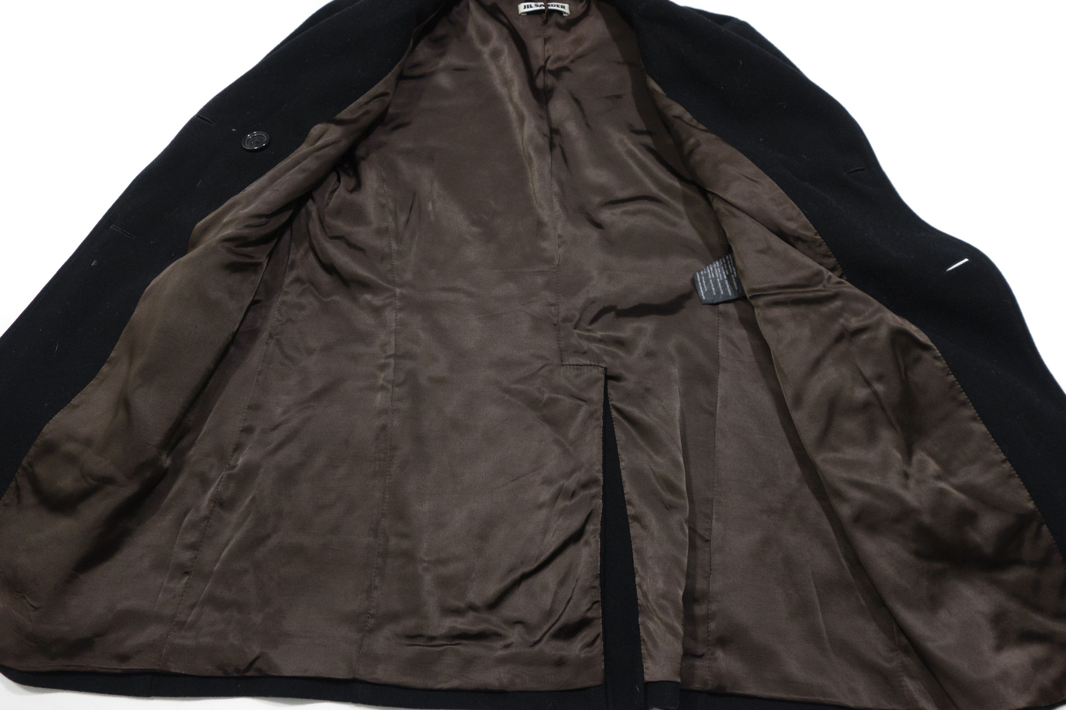 Jil Sander 00s Wool Double-Breasted Peacoat Jacket Raf Simons Size S / US 4 / IT 40 - 9 Thumbnail