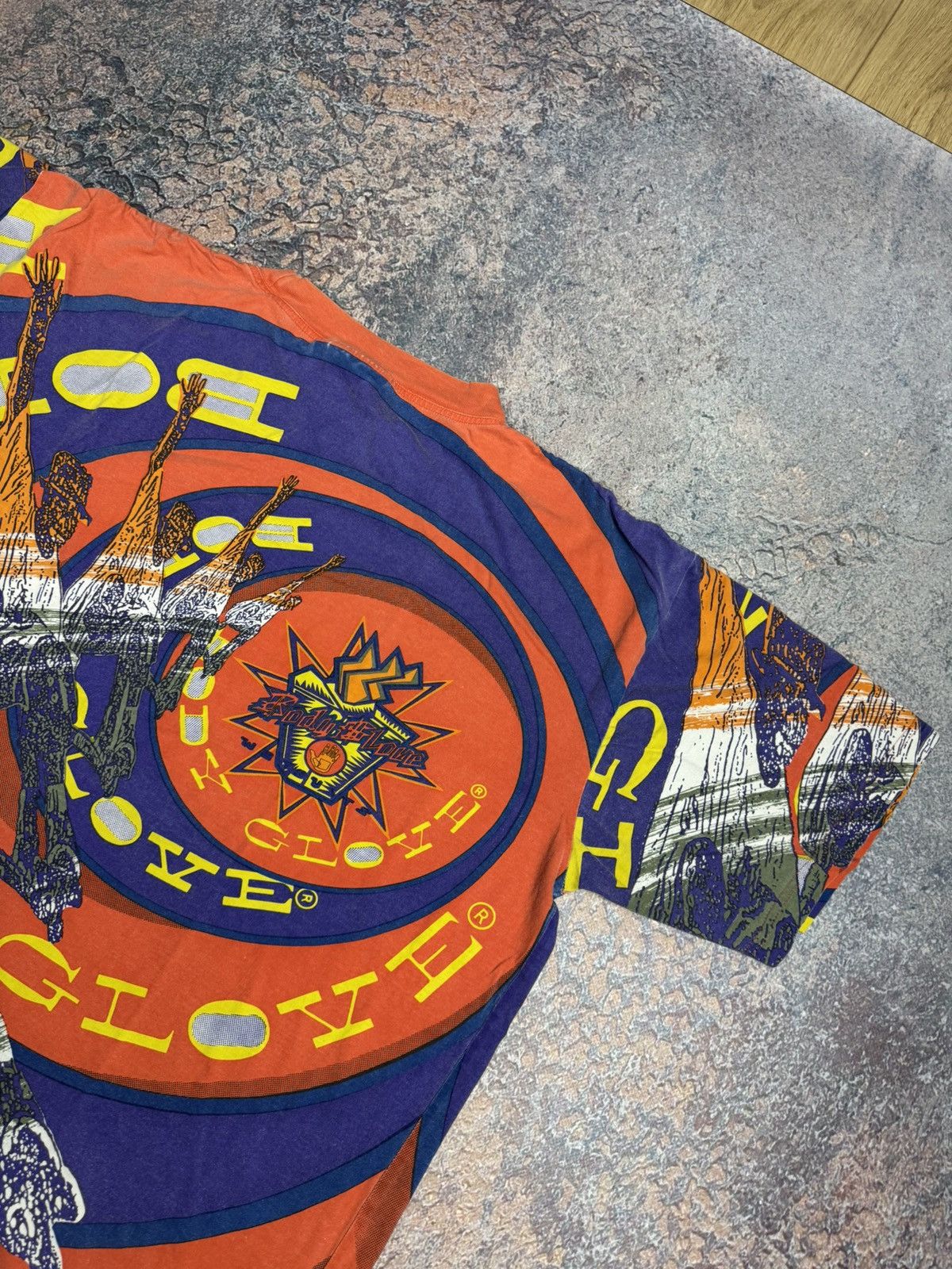 Body Glove Vintage 90' BODY GLOVE USA Over Print AOP Tee Shirt Top Size US XL / EU 56 / 4 - 11 Thumbnail