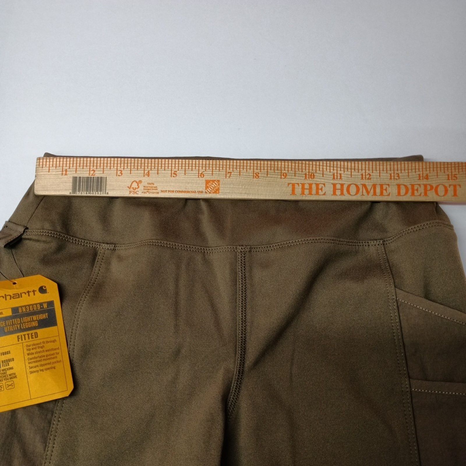 Carhartt Carhartt Women's Leggings Force Fitted Utility Size ST Green Size 28" / US 6 / IT 42 - 8 Thumbnail