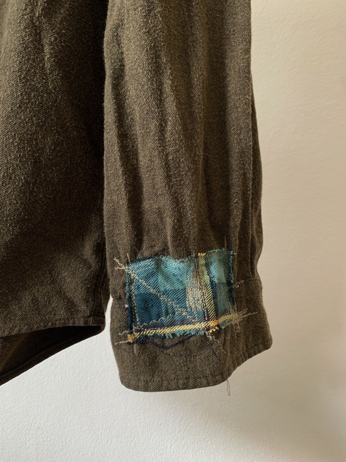 RRL Ralph Lauren Vintage RL Ralph Lauren Denim&Supply Patchwork Shirt Size US M / EU 48-50 / 2 - 5 Thumbnail