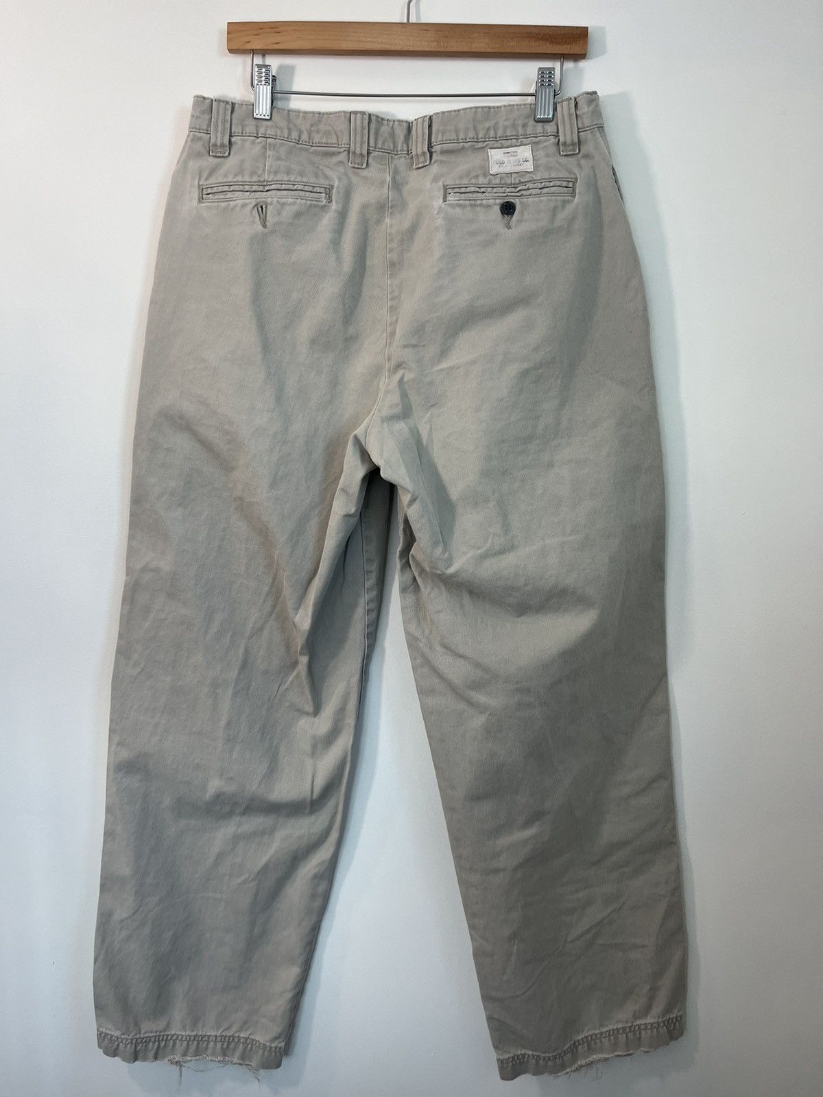Polo Ralph Lauren Vintage Thrashed Polo Ralph Lauren Wide Leg Pants Size US 33 - 5 Thumbnail