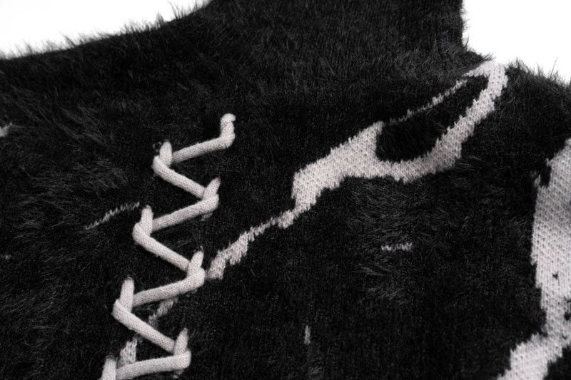 Designer × Japanese Brand Turtleneck Ripped Hole String Sweater Size US M / EU 48-50 / 2 - 6 Thumbnail