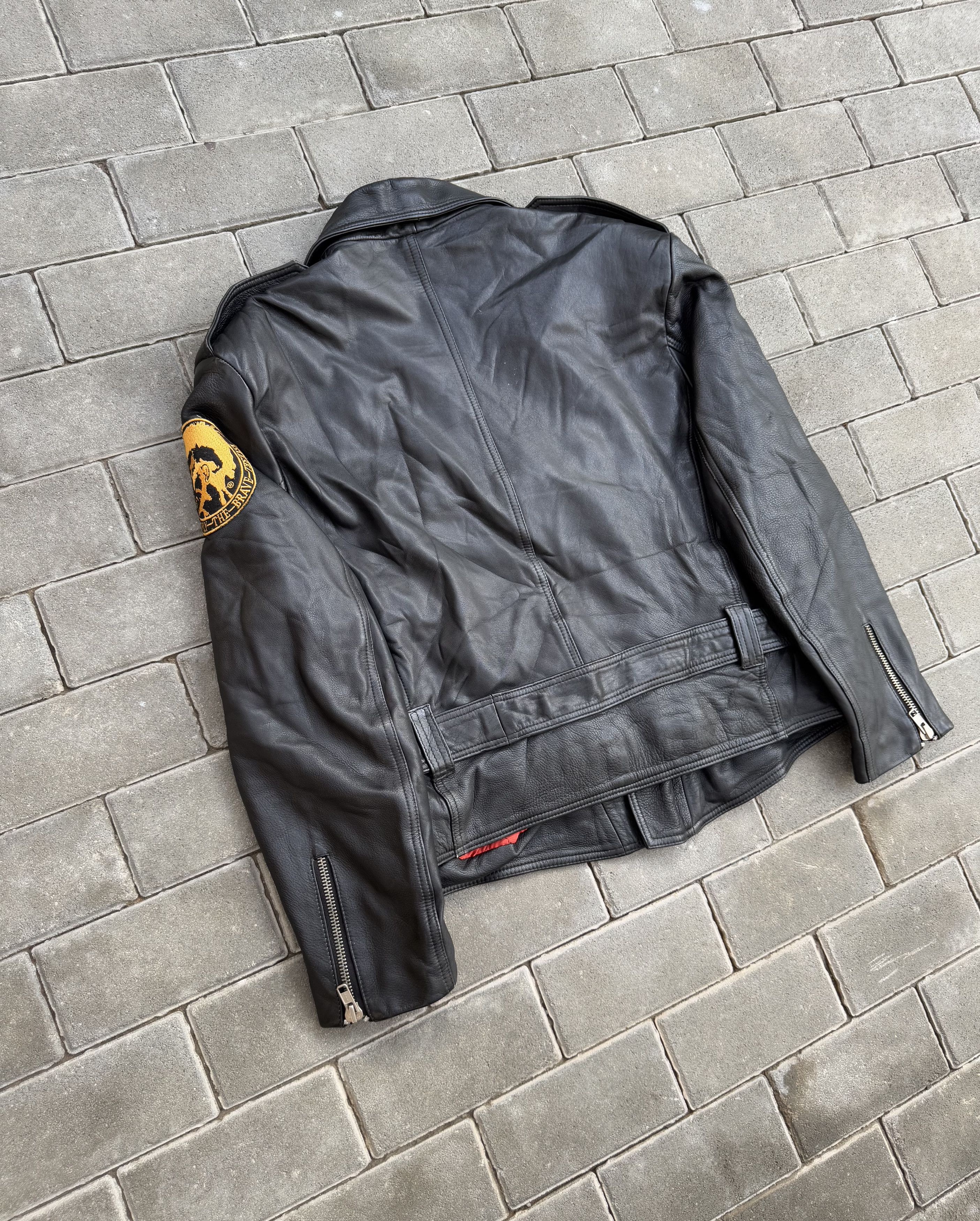 Diesel Diesel 90s Vintage Leather Jacket Y2K Size US XL / EU 56 / 4 - 12 Thumbnail