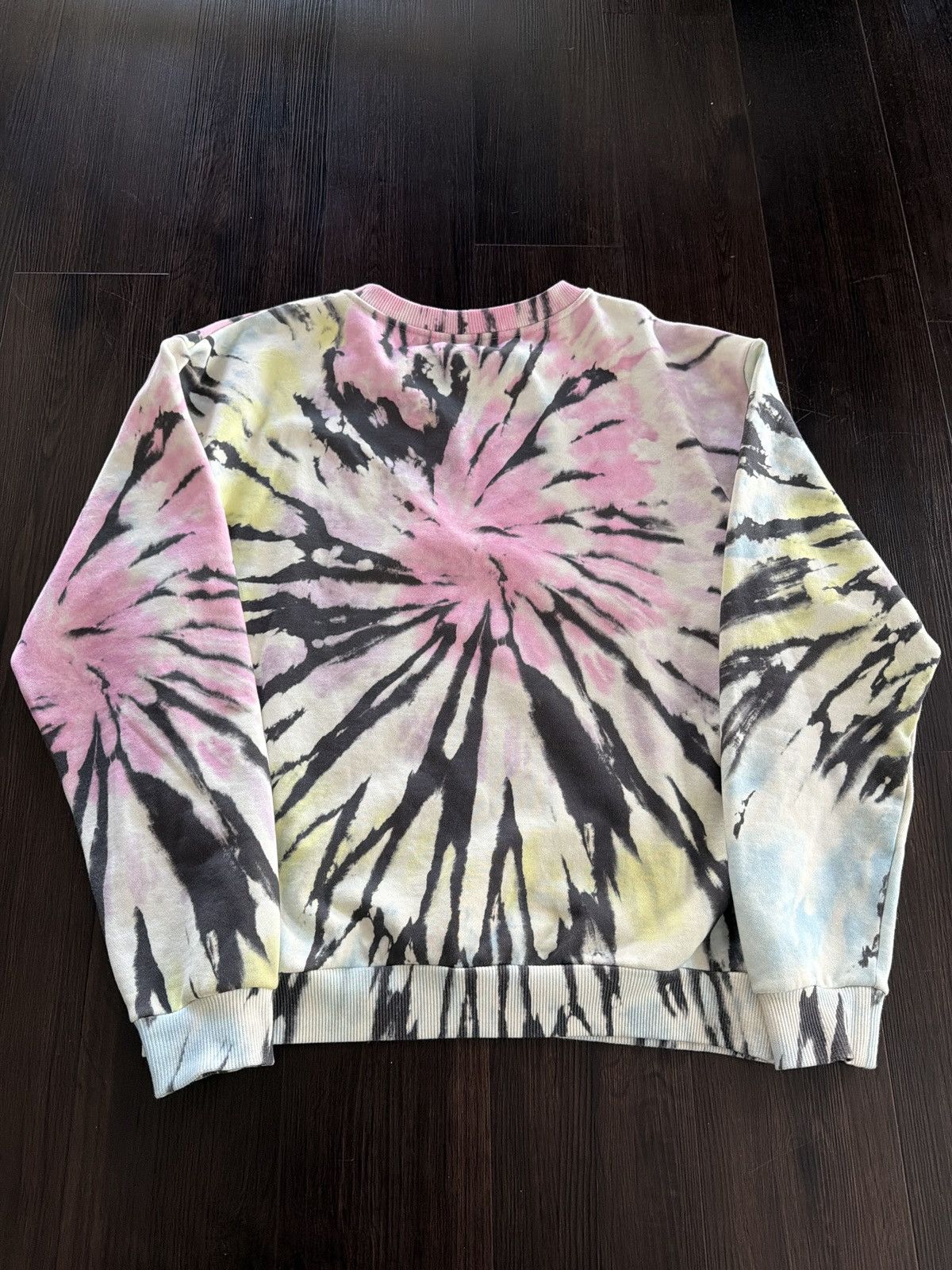 Celine Celine Tie Dye Spiral Multicolor Sweatshirt Size US L / EU 52-54 / 3 - 1 Thumbnail