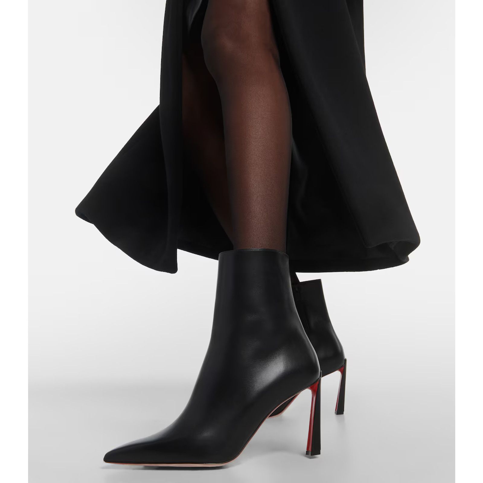 Christian Louboutin Christian Louboutin Condora Booty 85 Black Calf Leather Size US 9.5 / IT 39.5 - 6 Thumbnail