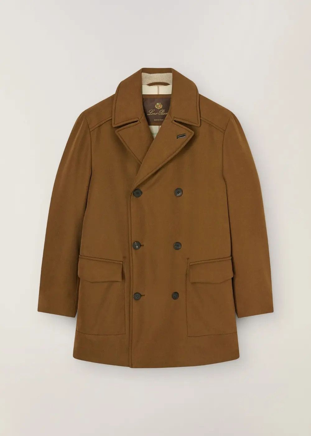 image of Loro Piana O1Srvl11E0424 Daley Peacot In Brown, Men's (Size Large)