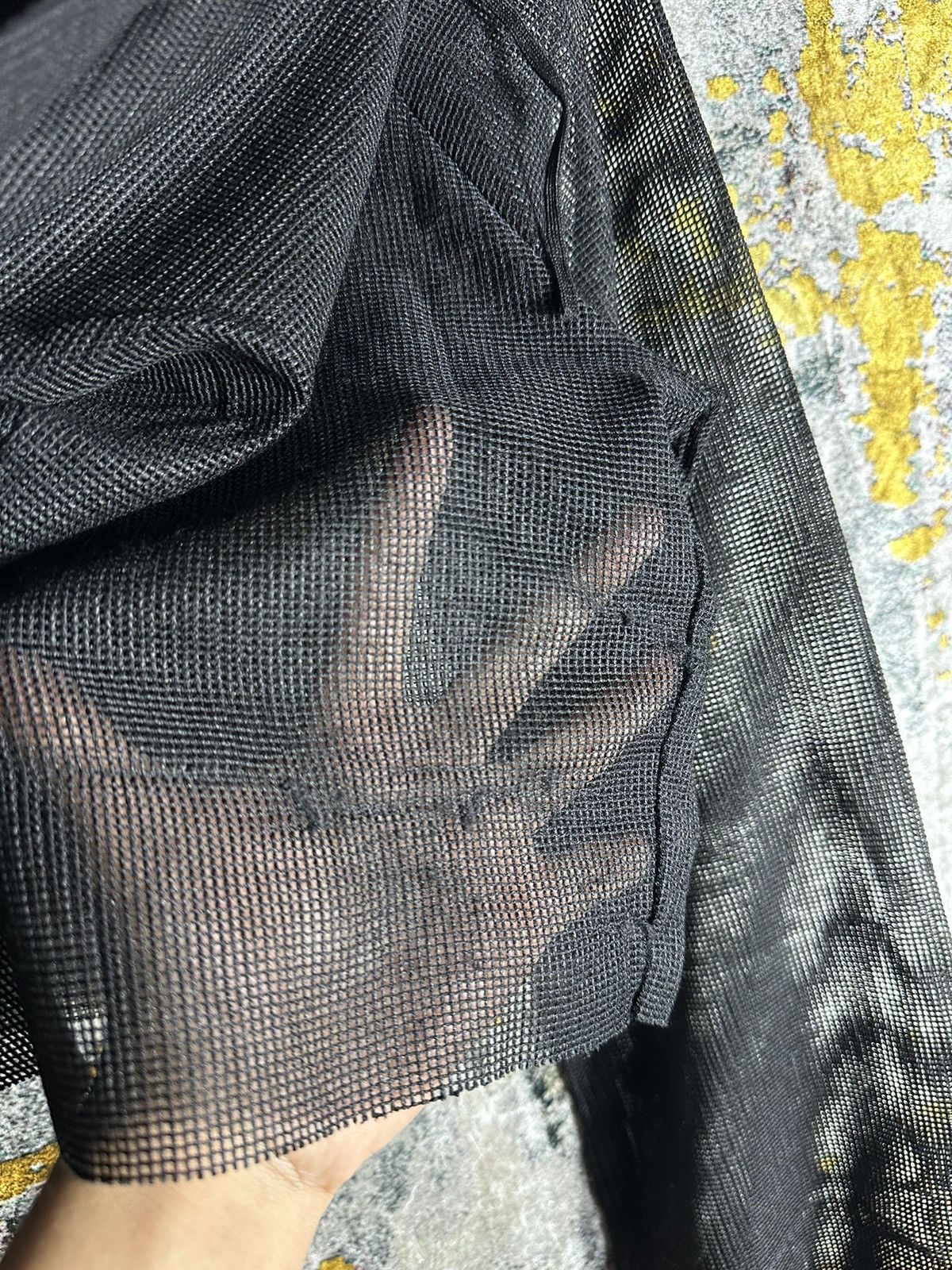 KMRii IF SIX WAS NINE LGB CROPPED STYLE FISHNET BLACK HOODIE Size M / US 6-8 / IT 42-44 - 9 Thumbnail
