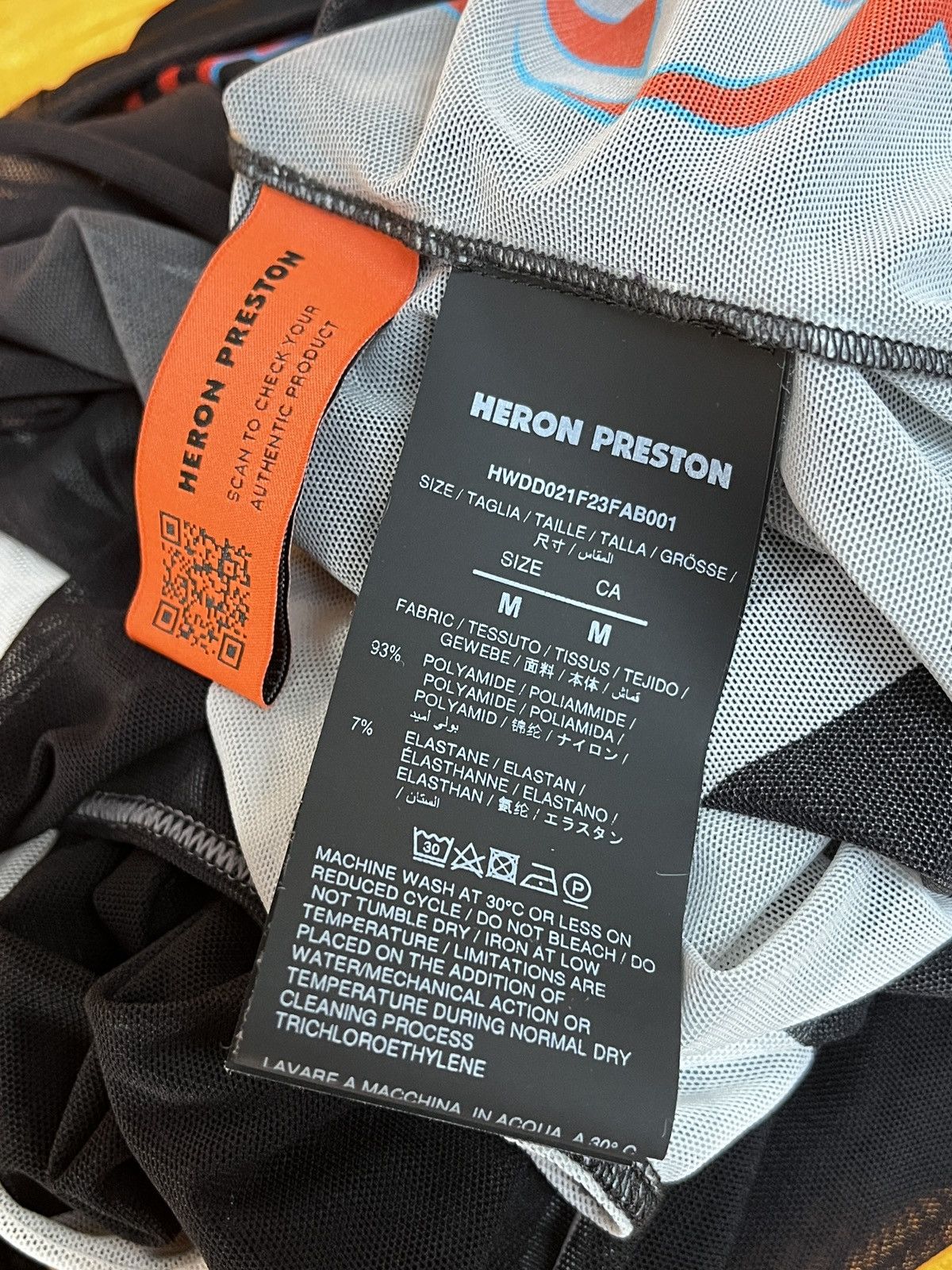 Heron Preston Heron Preston Gothic Mesh Bodysuit (unisex) Size US M / EU 48-50 / 2 - 17 Thumbnail