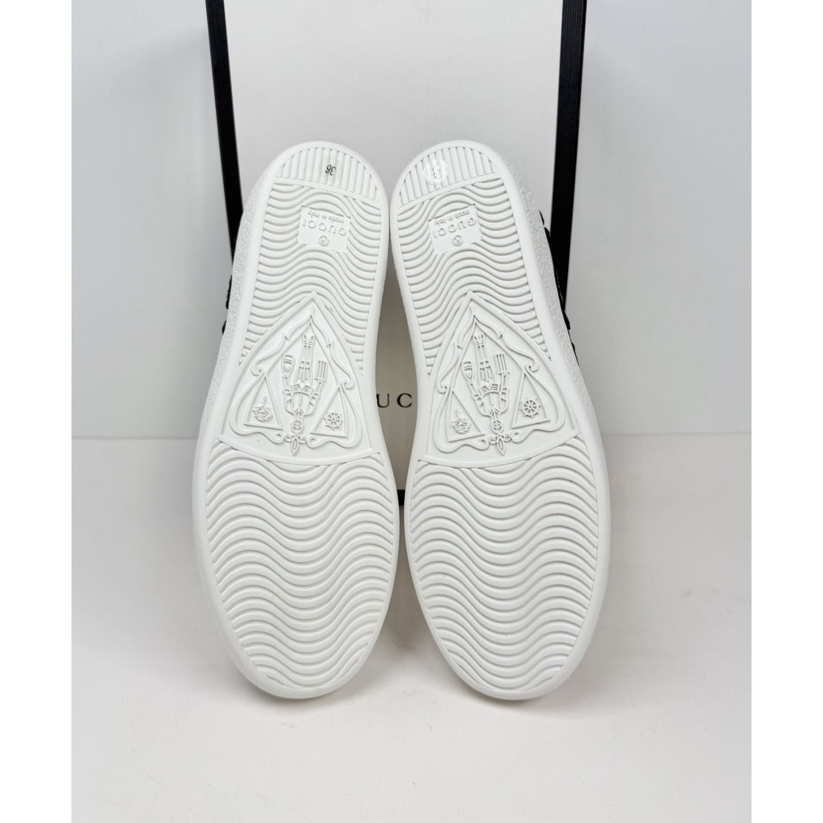 Gucci Size 36EU/6W - Gucci Ace Embroidered Floral NEW Size US 6 / IT 36 - 7 Thumbnail