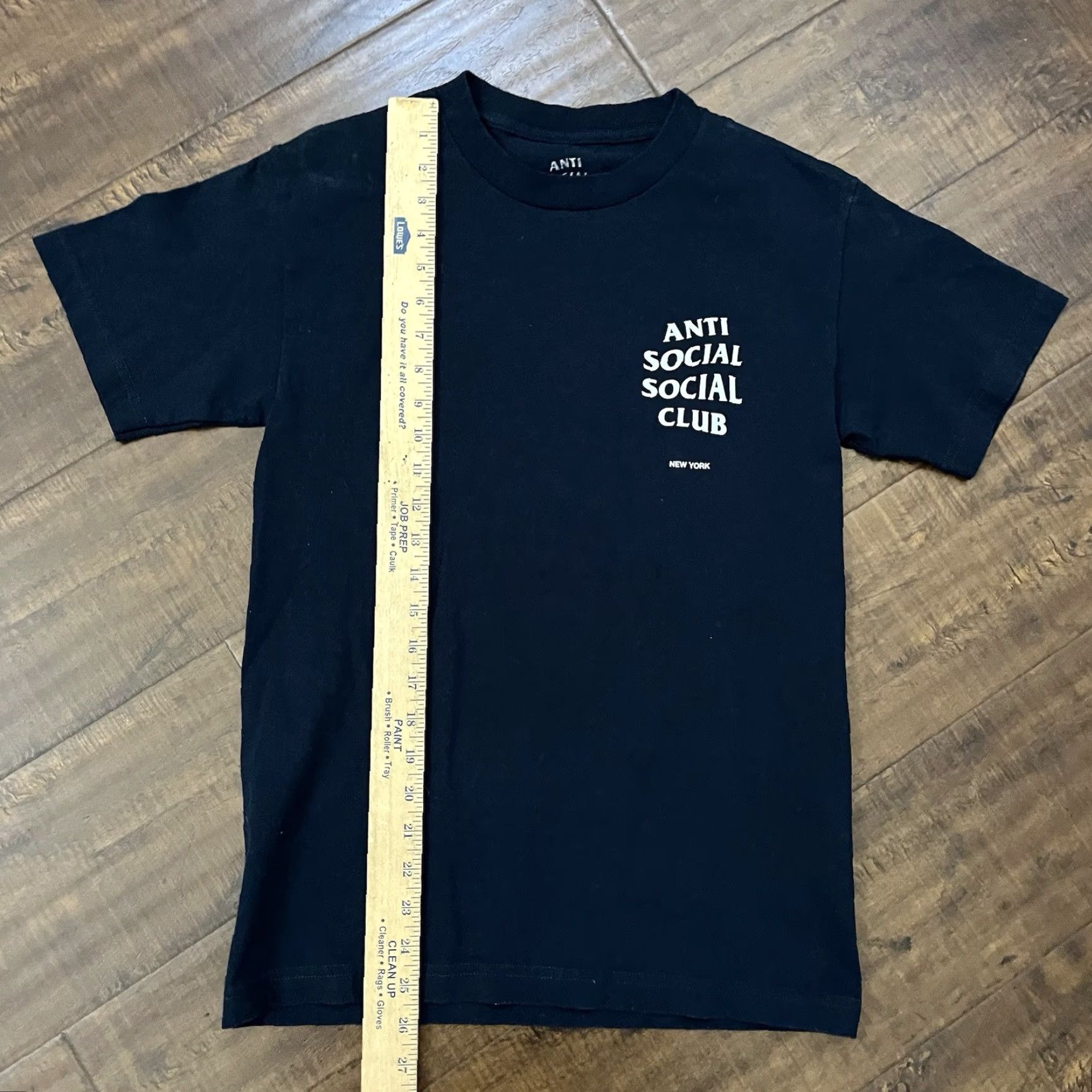Anti Social Social Club Anti Social Social Club ASSC New York Short Sleeve T-Shirt Small Navy Blue Size US S / EU 44-46 / 1 - 7 Thumbnail